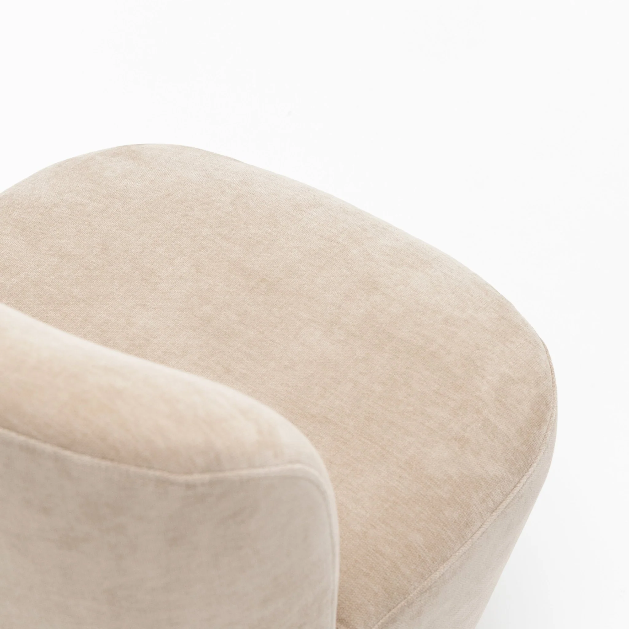 Erin Swivel Accent Chair - Latte - Image 4