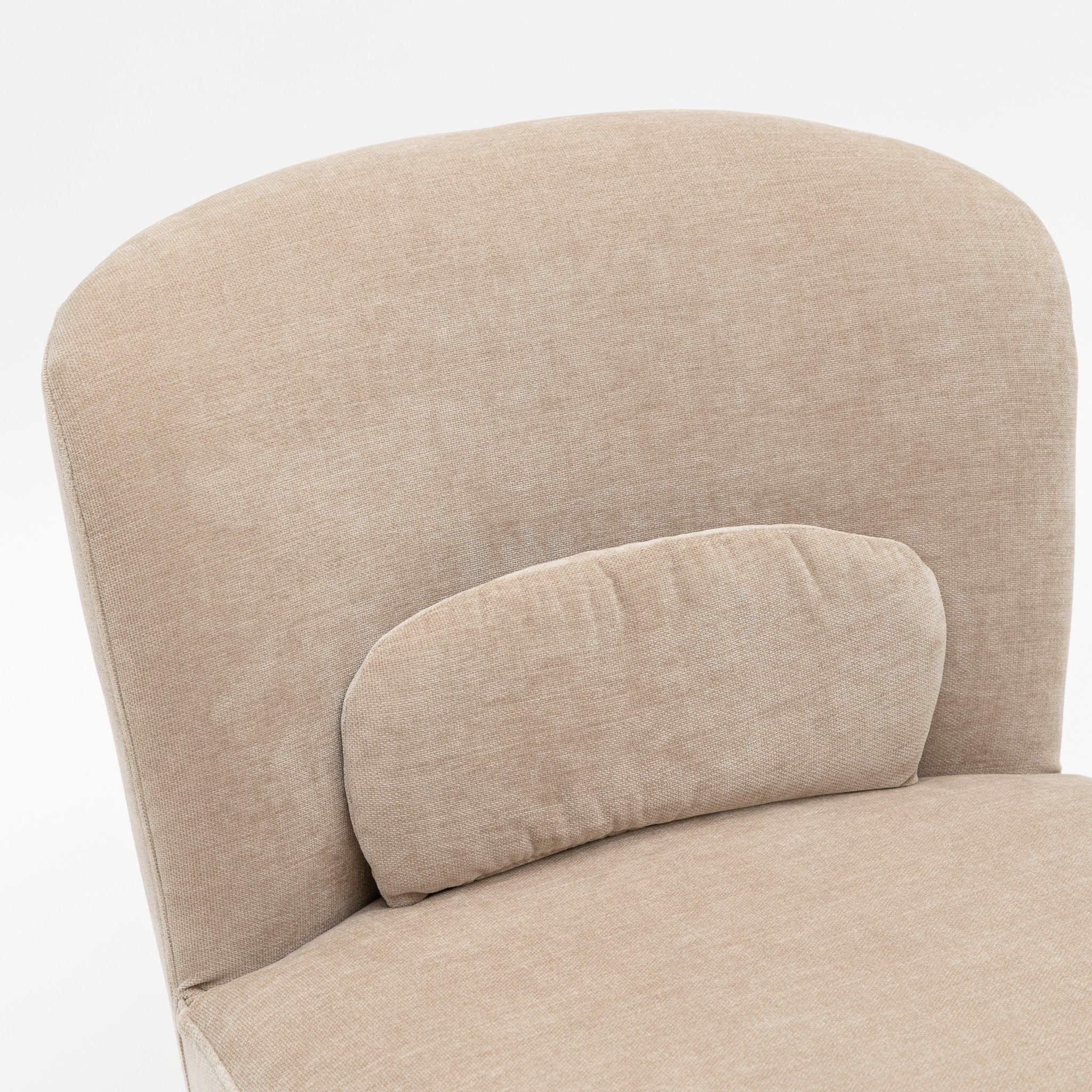 Erin Swivel Accent Chair - Latte - Image 5