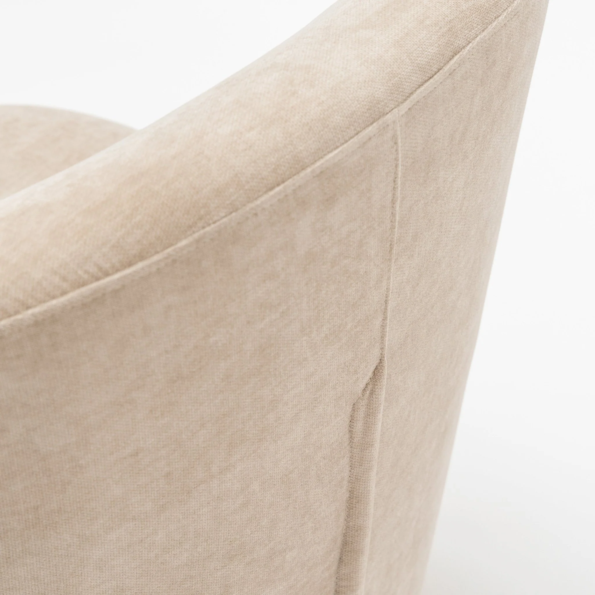 Erin Swivel Accent Chair - Latte - Image 8