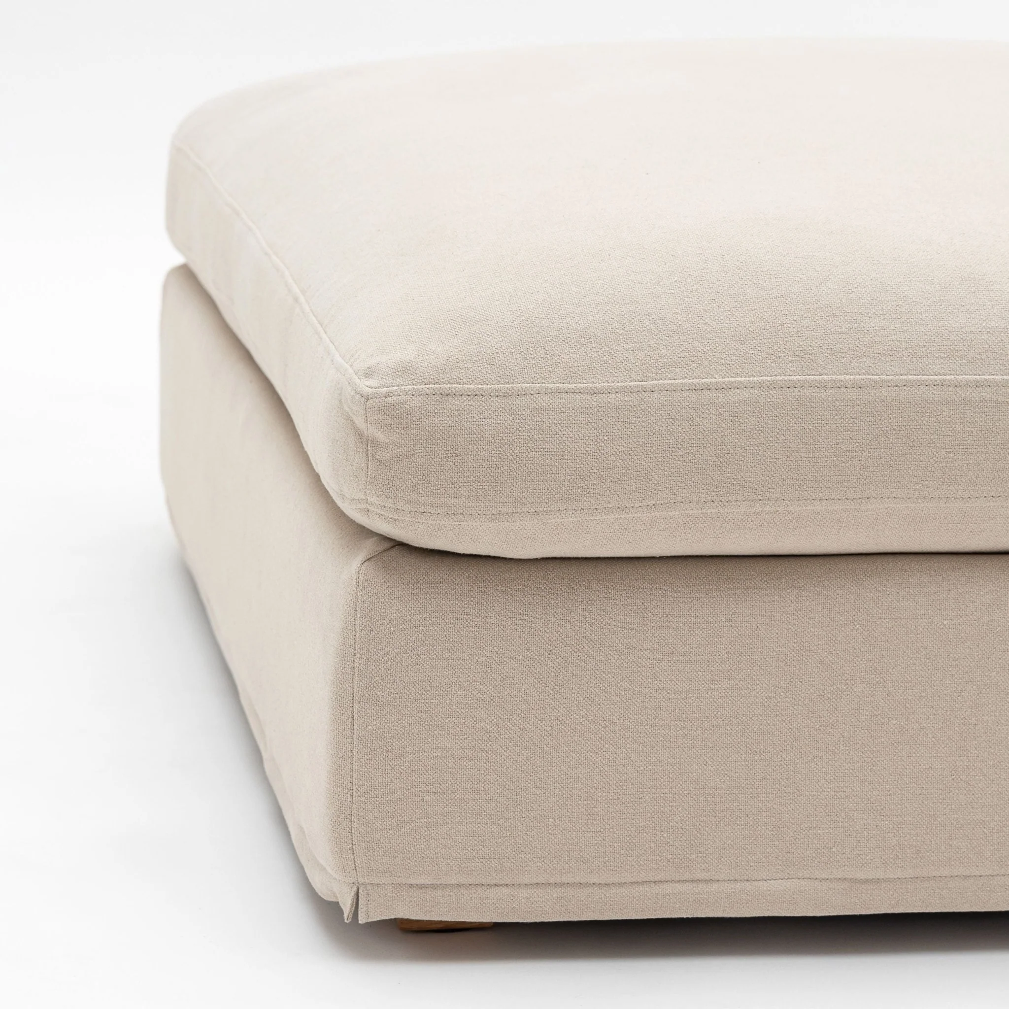 Feather Cloud Ottoman - Natural - Image 3