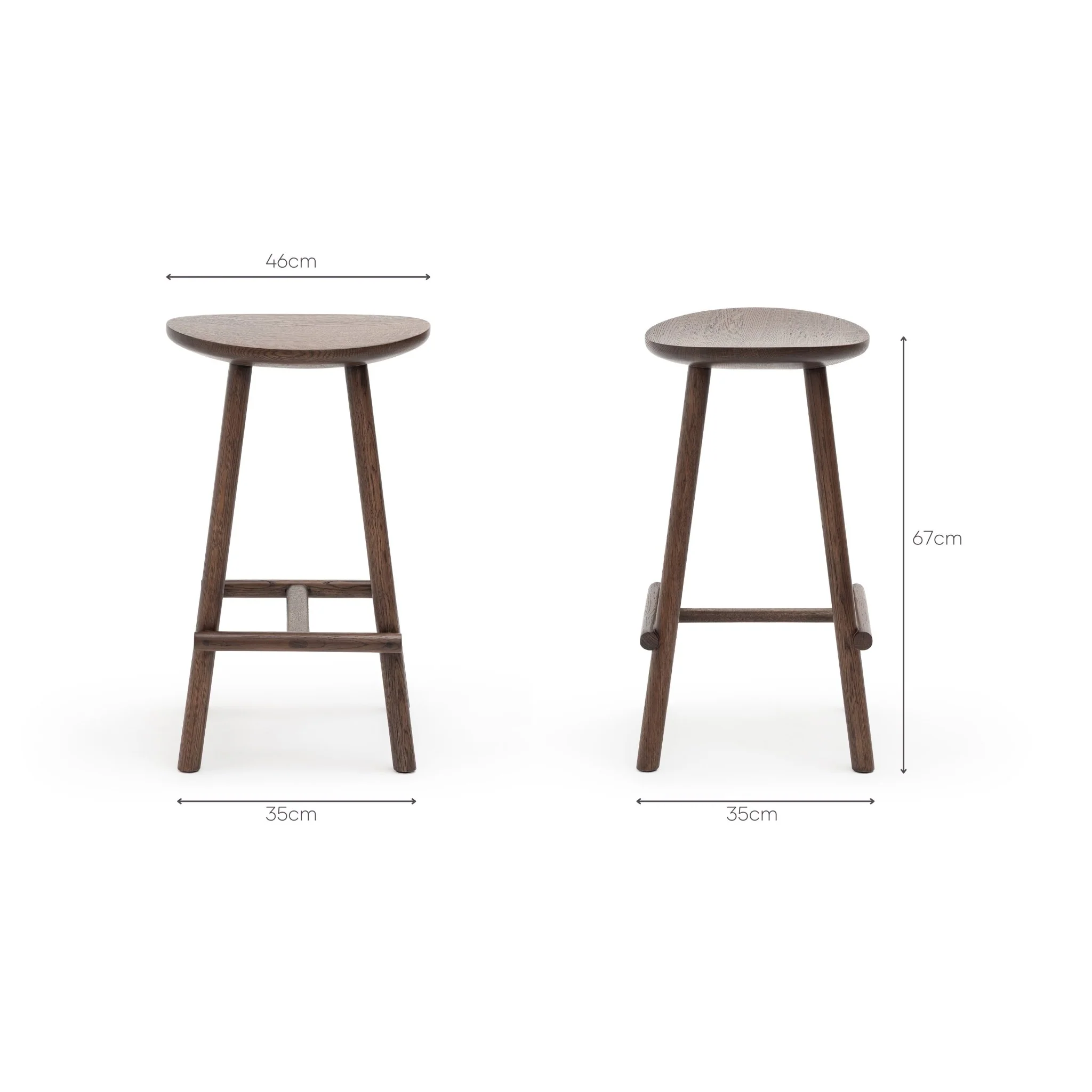 Figura Counter Stool - Espresso Oak - Image 11