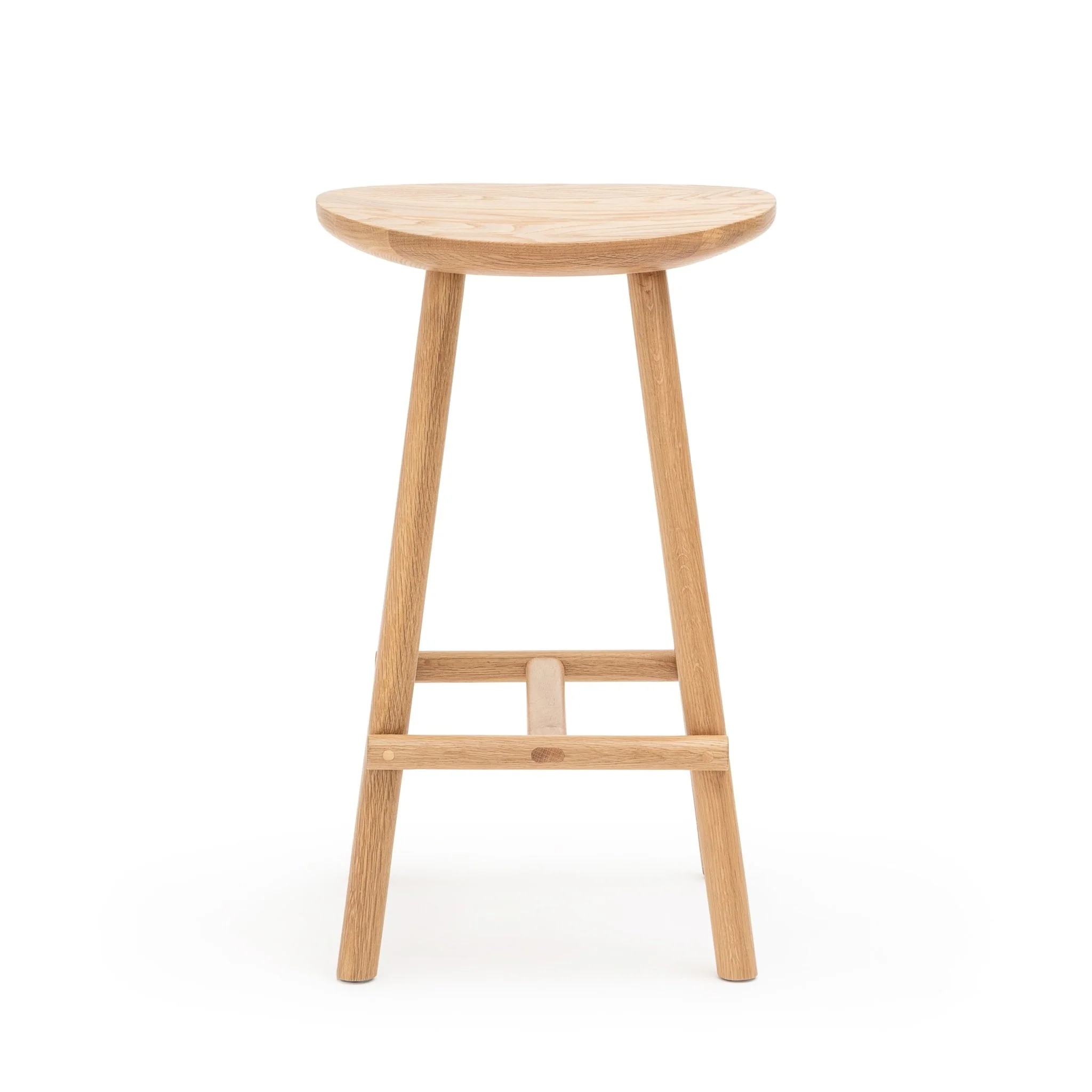 Figura Counter Stool - Light Oak - Image 2