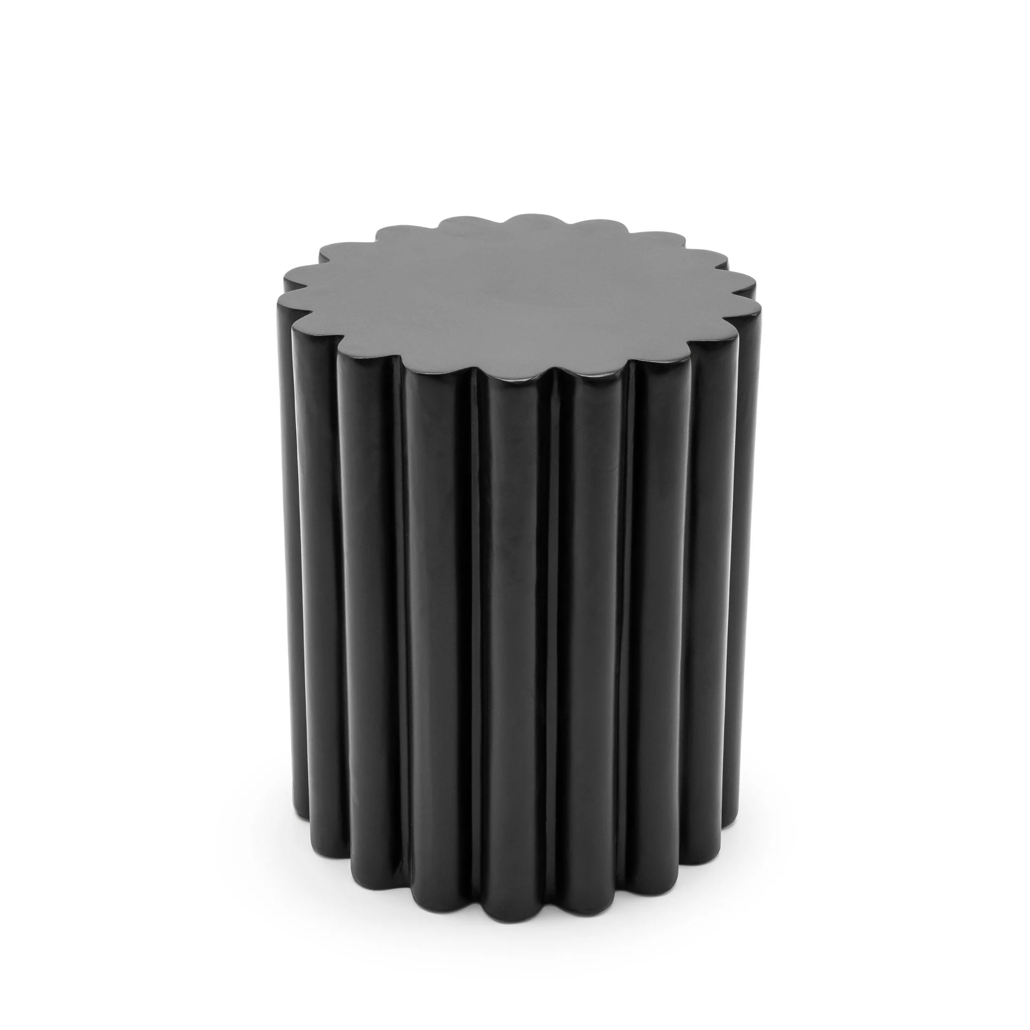 Flute Stool - Black - Image 3