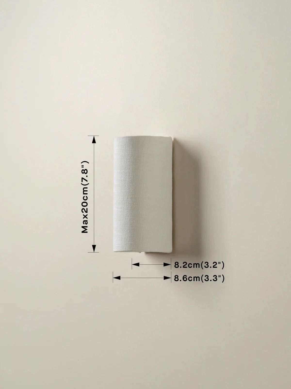 Folia - Natural Linen Single Wall Light - Image 6