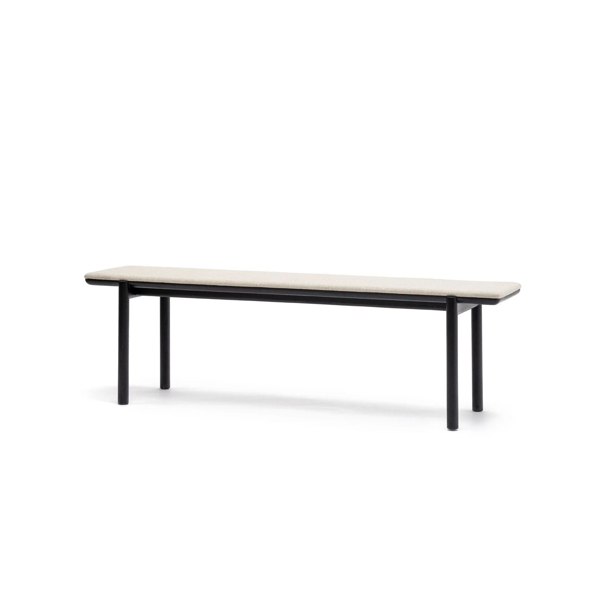 Folk Bench - Black Oak & Oatmeal