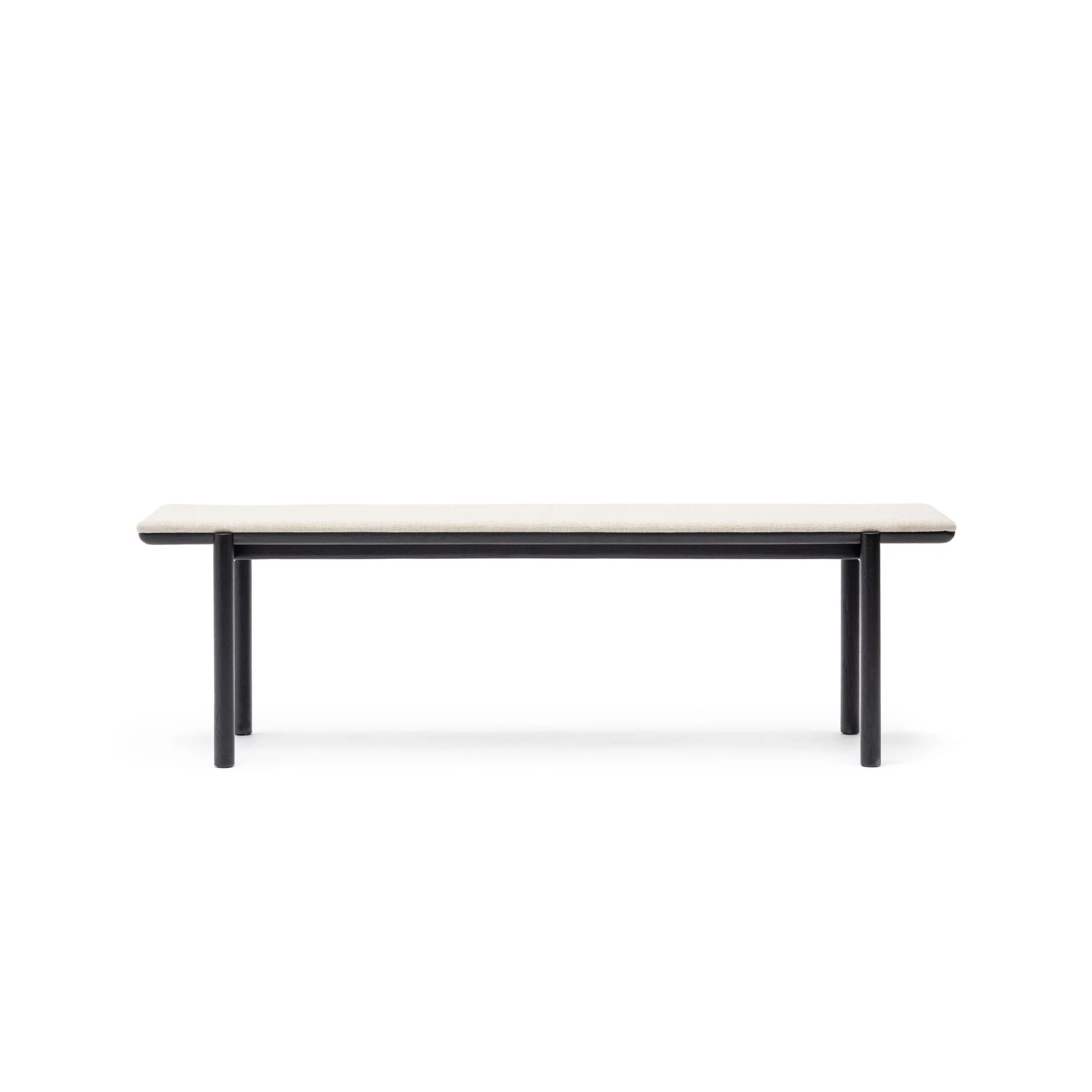 Folk Bench - Black Oak & Oatmeal - Image 2