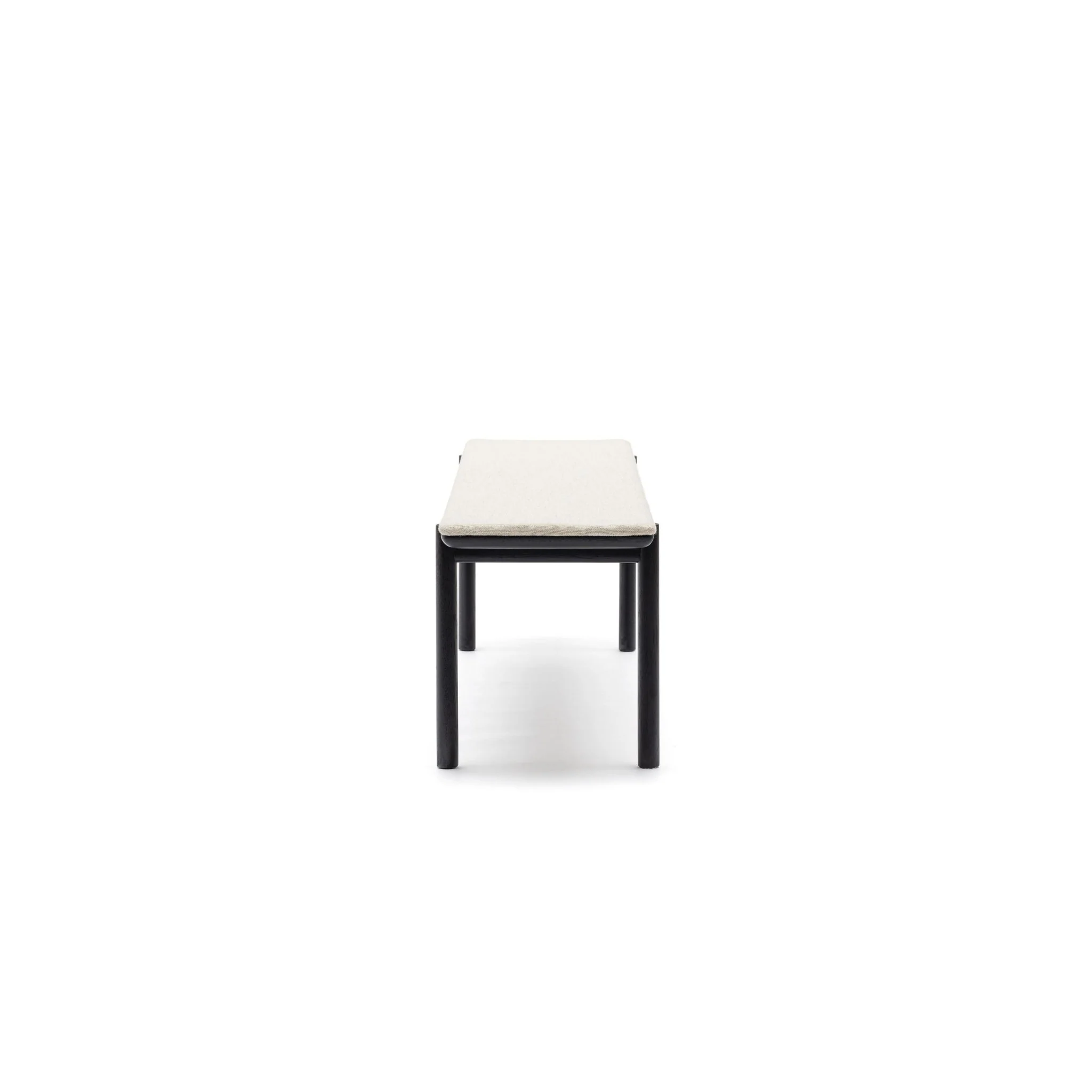 Folk Bench - Black Oak & Oatmeal - Image 3