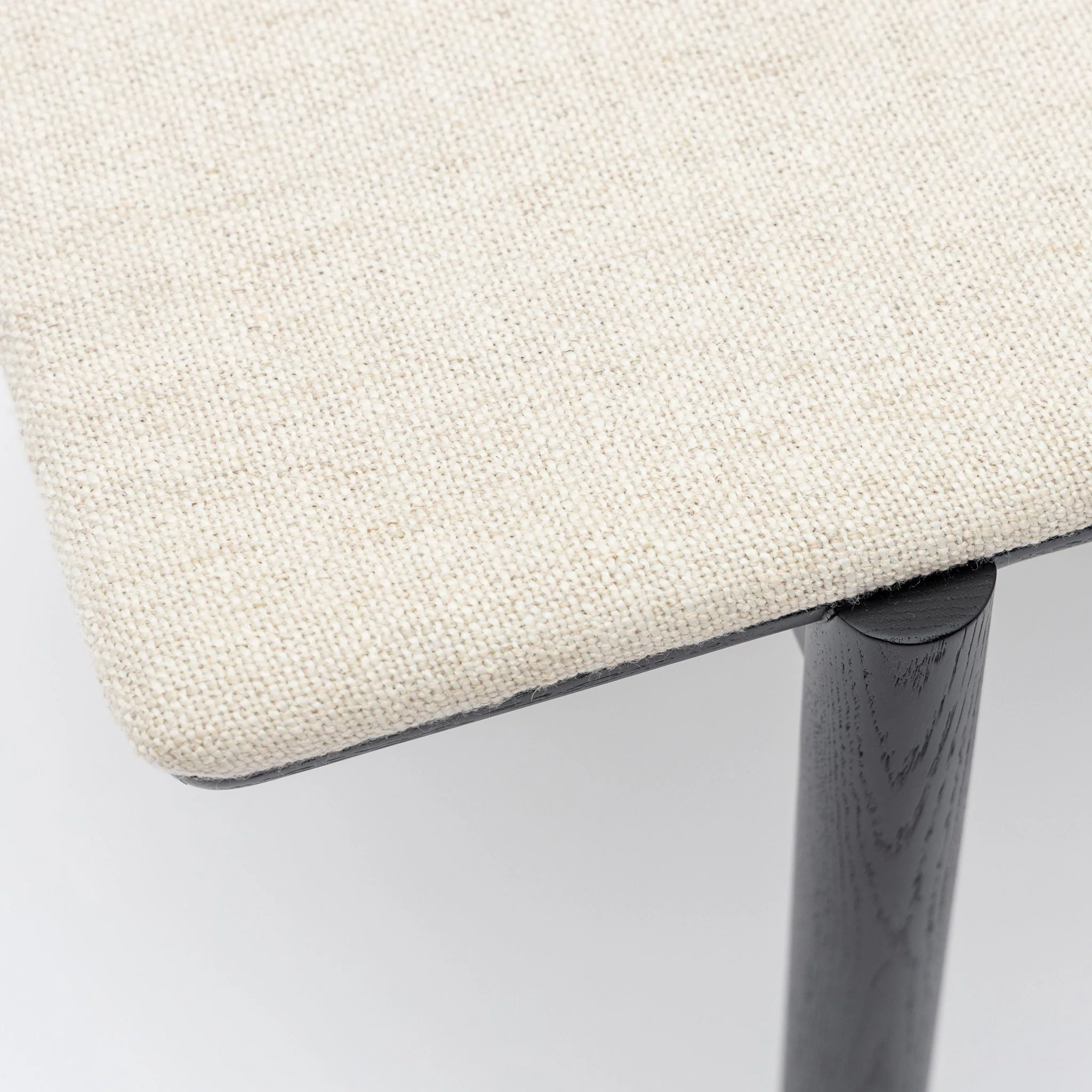 Folk Bench - Black Oak & Oatmeal - Image 5