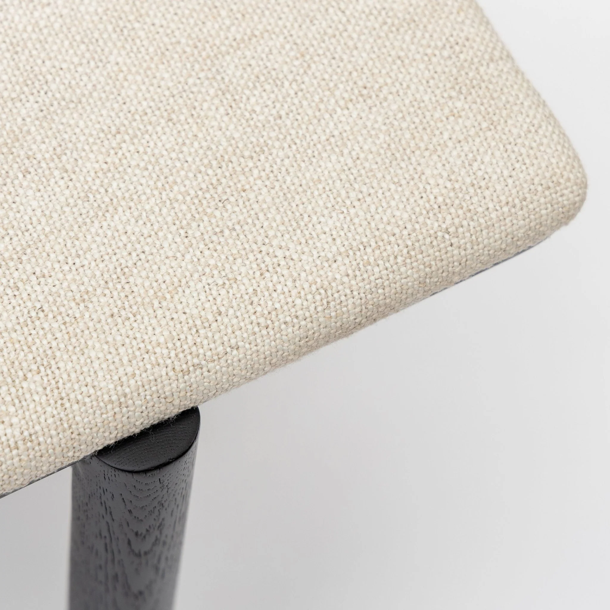 Folk Bench - Black Oak & Oatmeal - Image 6