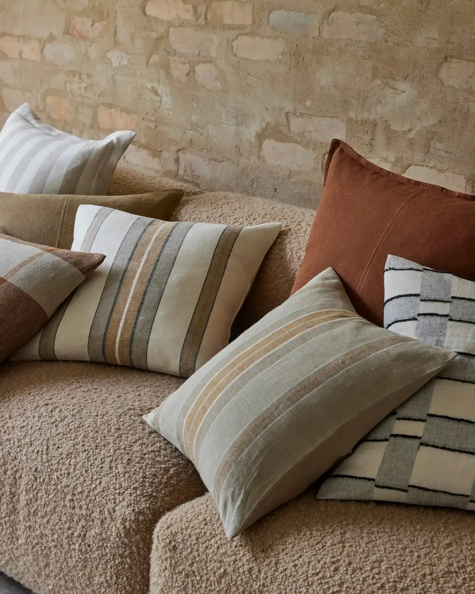 Franco 50Cm Cushion - Linen - Image 3