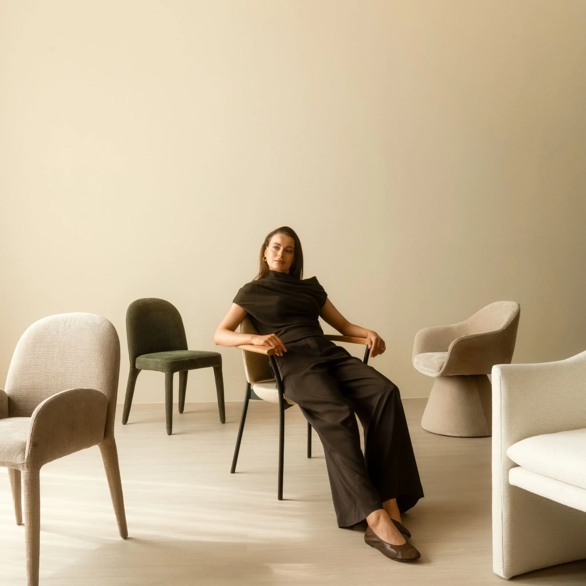 Freya Chair - Olive - Image 9