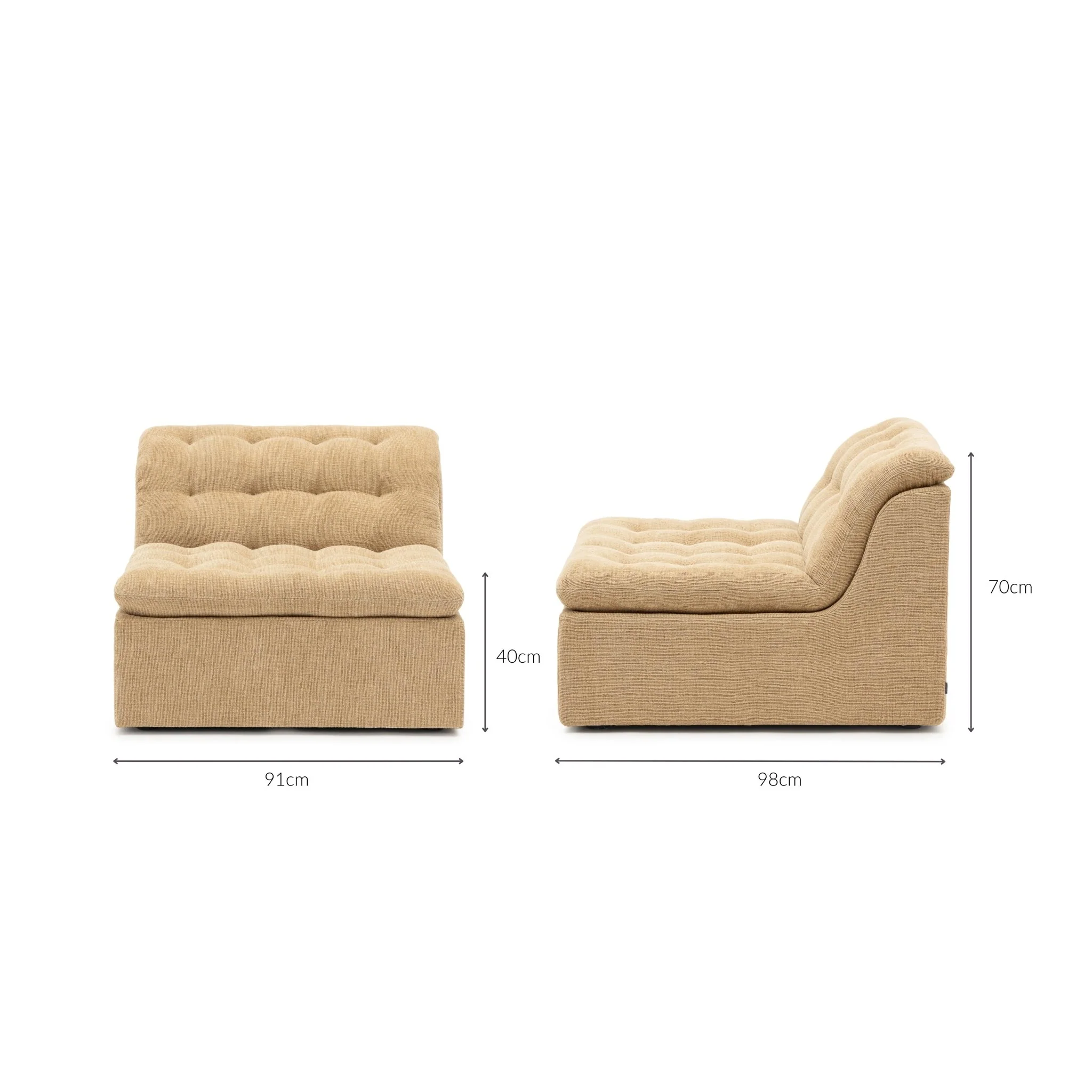 Furrow Armless - Sherpa Toffee - Image 9
