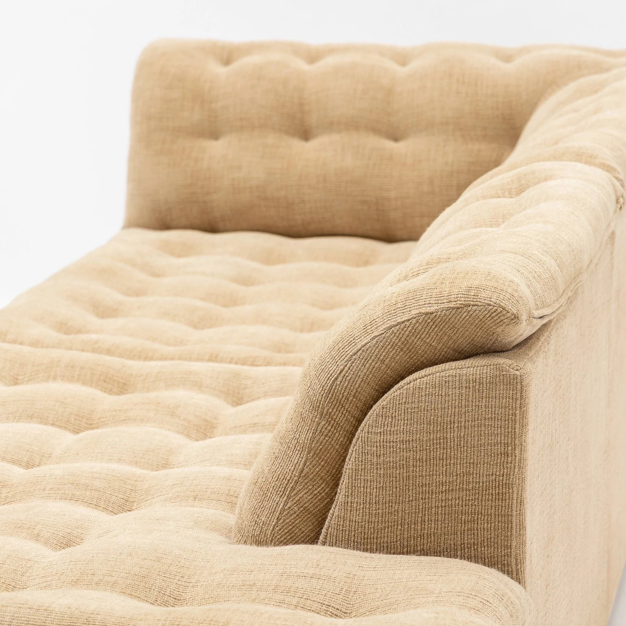Furrow Open End Sofa - Sherpa Toffee - Image 14