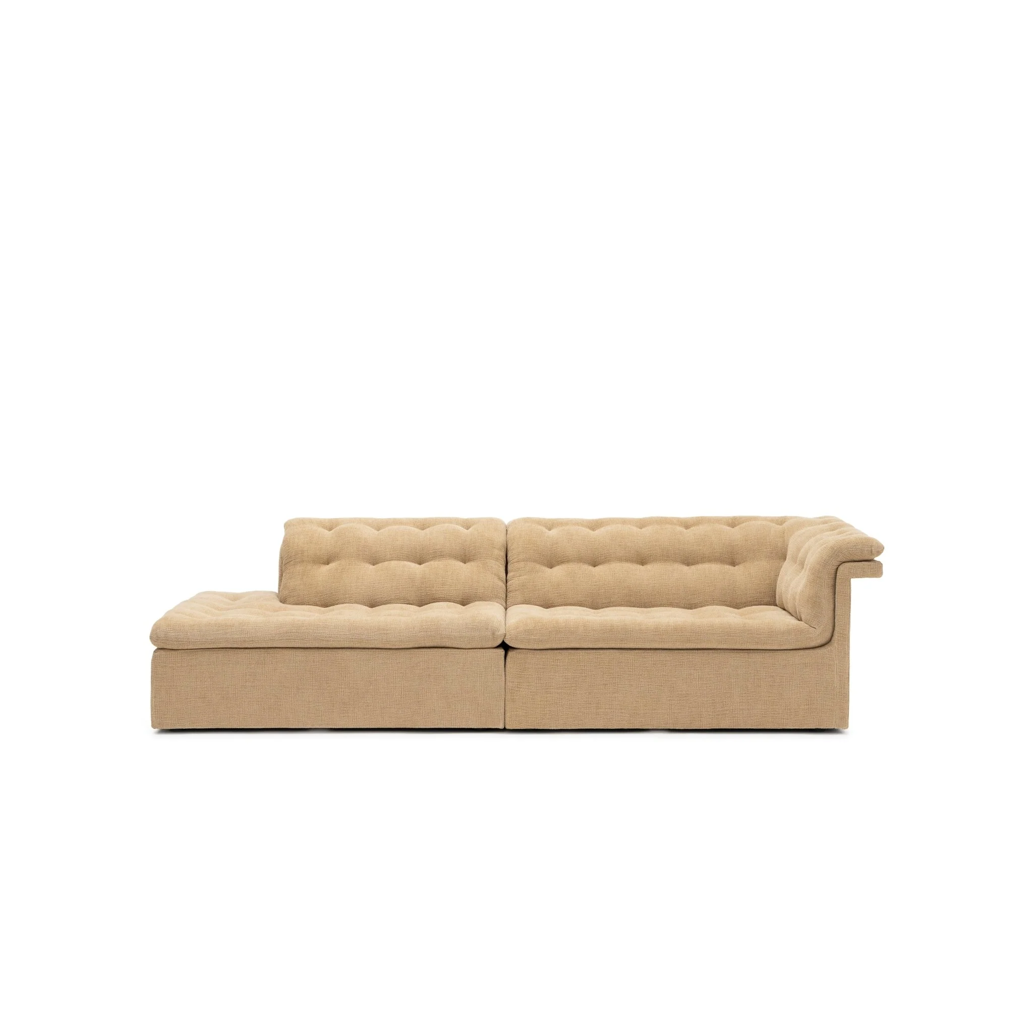 Furrow Open End Sofa - Sherpa Toffee - Image 9