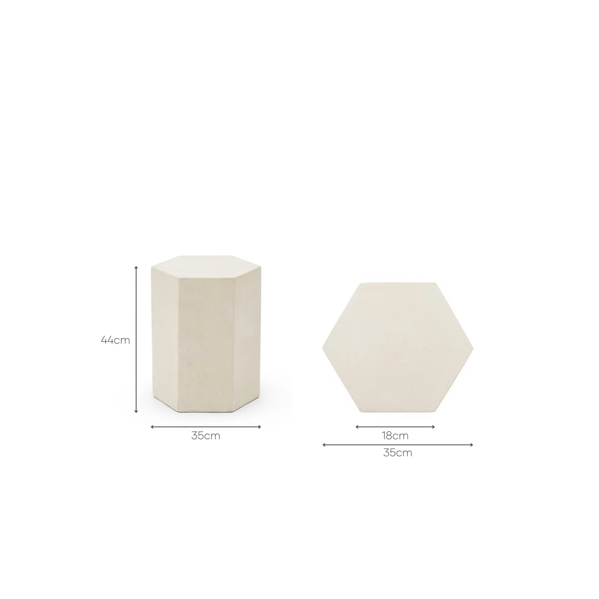 Gabi Stool - Cemento White - Image 9
