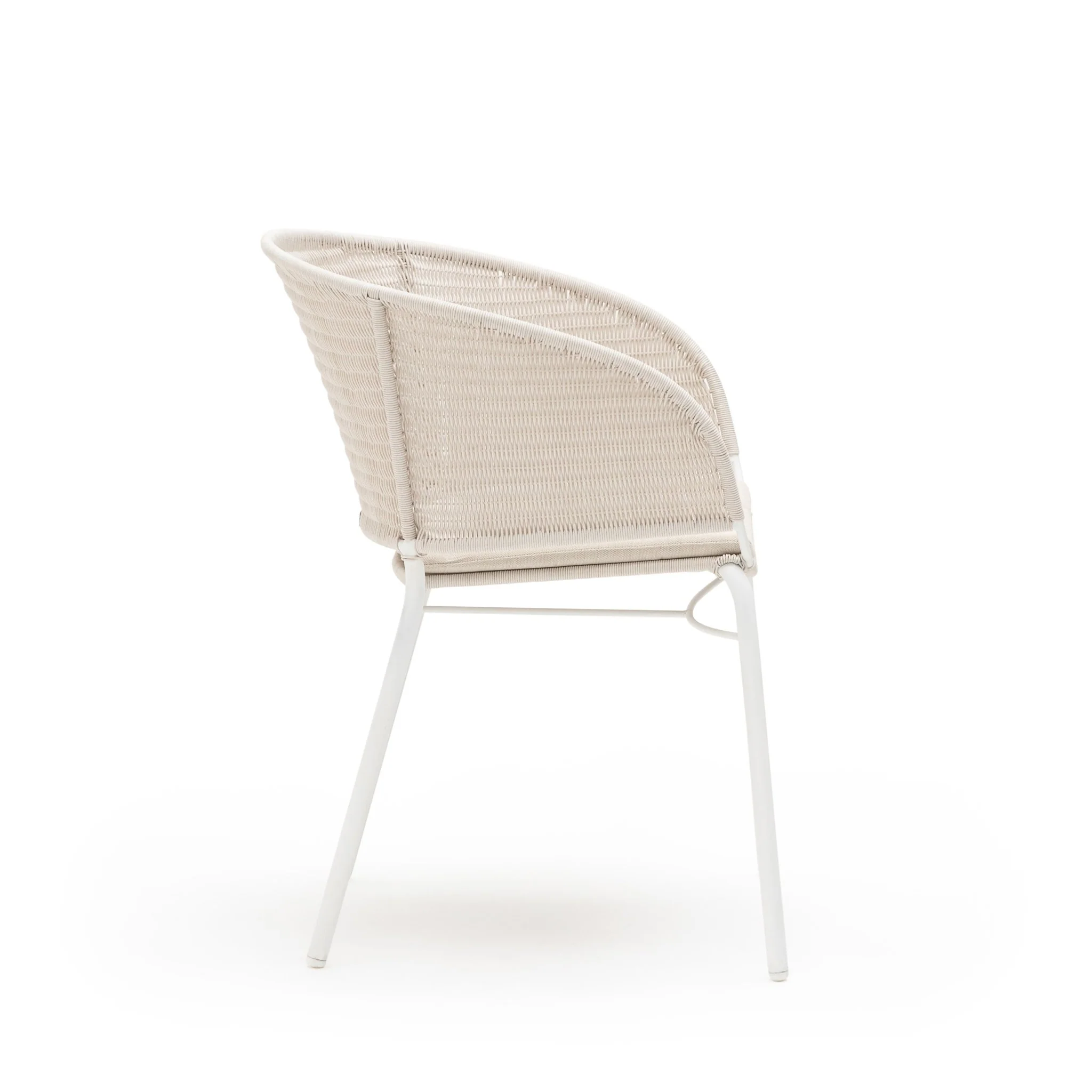 Gaia Dining Armchair - Stonewhite - Image 3