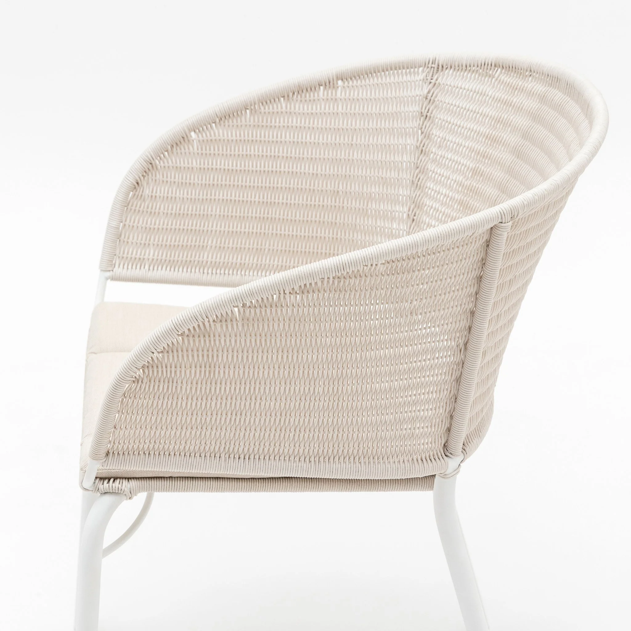 Gaia Dining Armchair - Stonewhite - Image 6