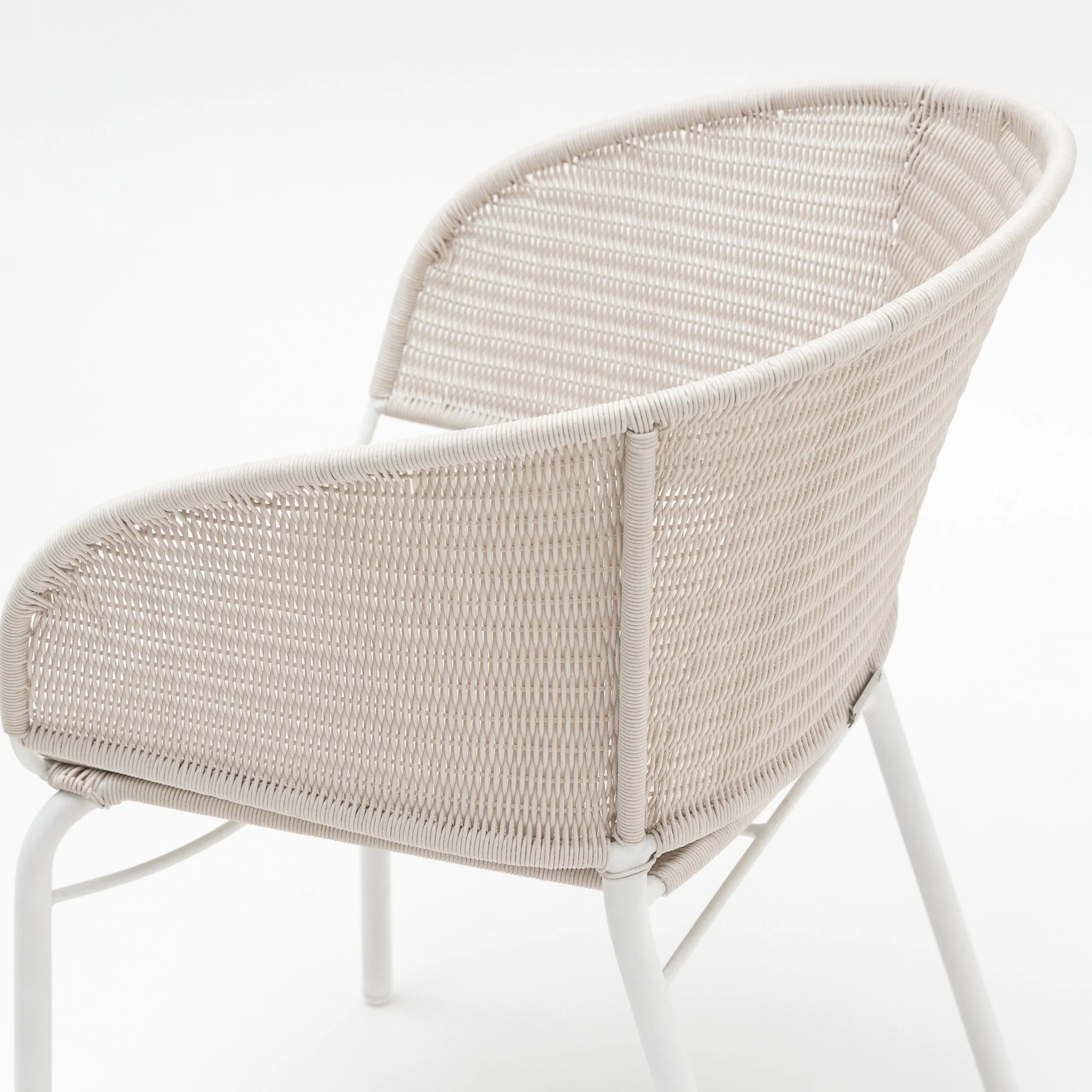 Gaia Dining Armchair - Stonewhite - Image 7