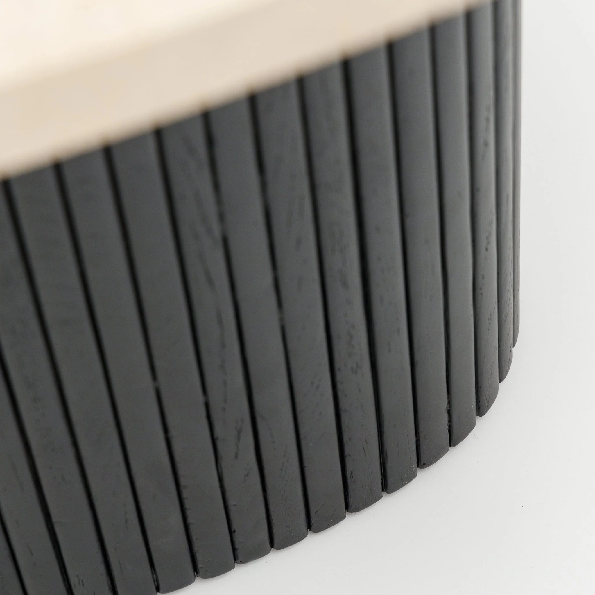 Gion Coffee Table 55 - Black Oak & Travertine - Image 8
