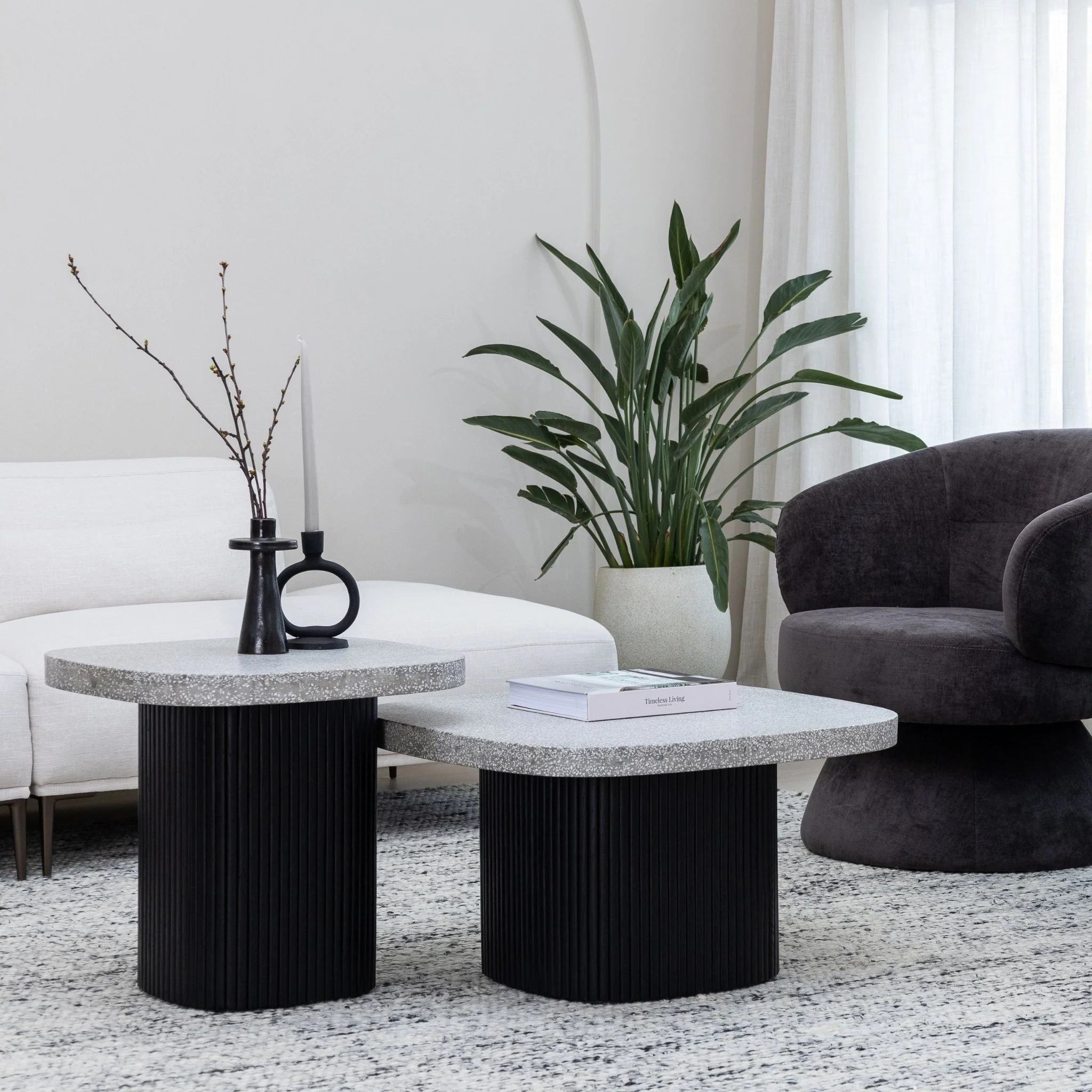 Gion Coffee Table 55 - Black Oak & Warm Grey - Image 6
