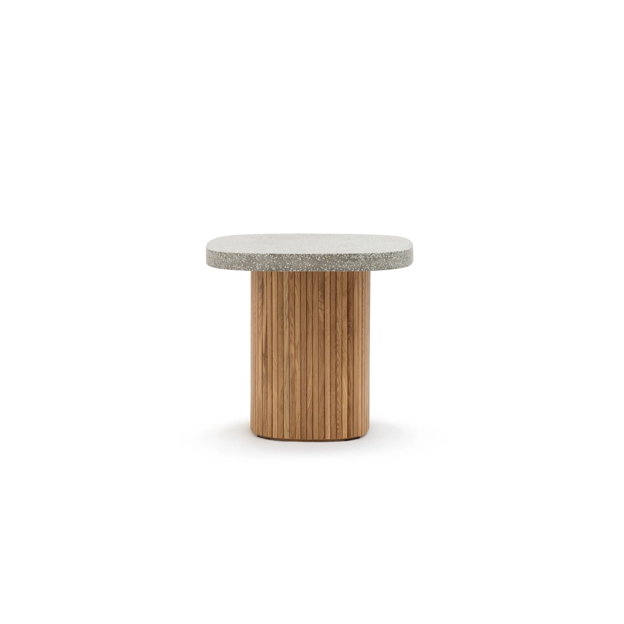 Gion Coffee Table 55 - Light Oak & Warm Grey