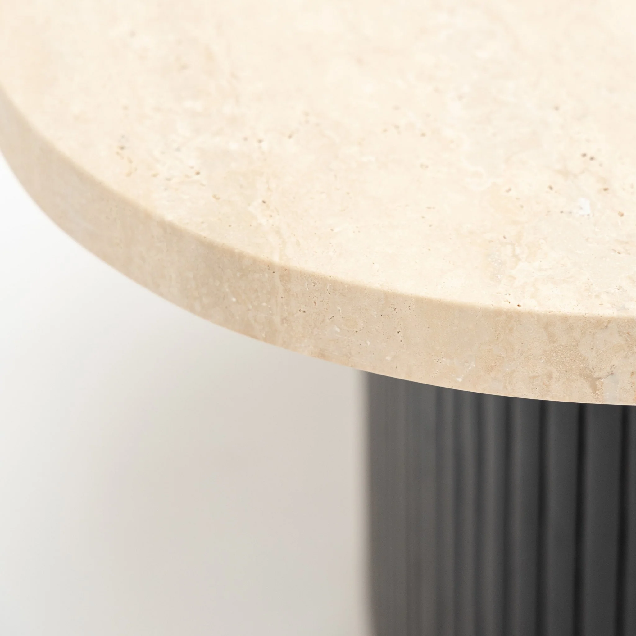 Gion Coffee Table 70 - Black Oak & Travertine - Image 10