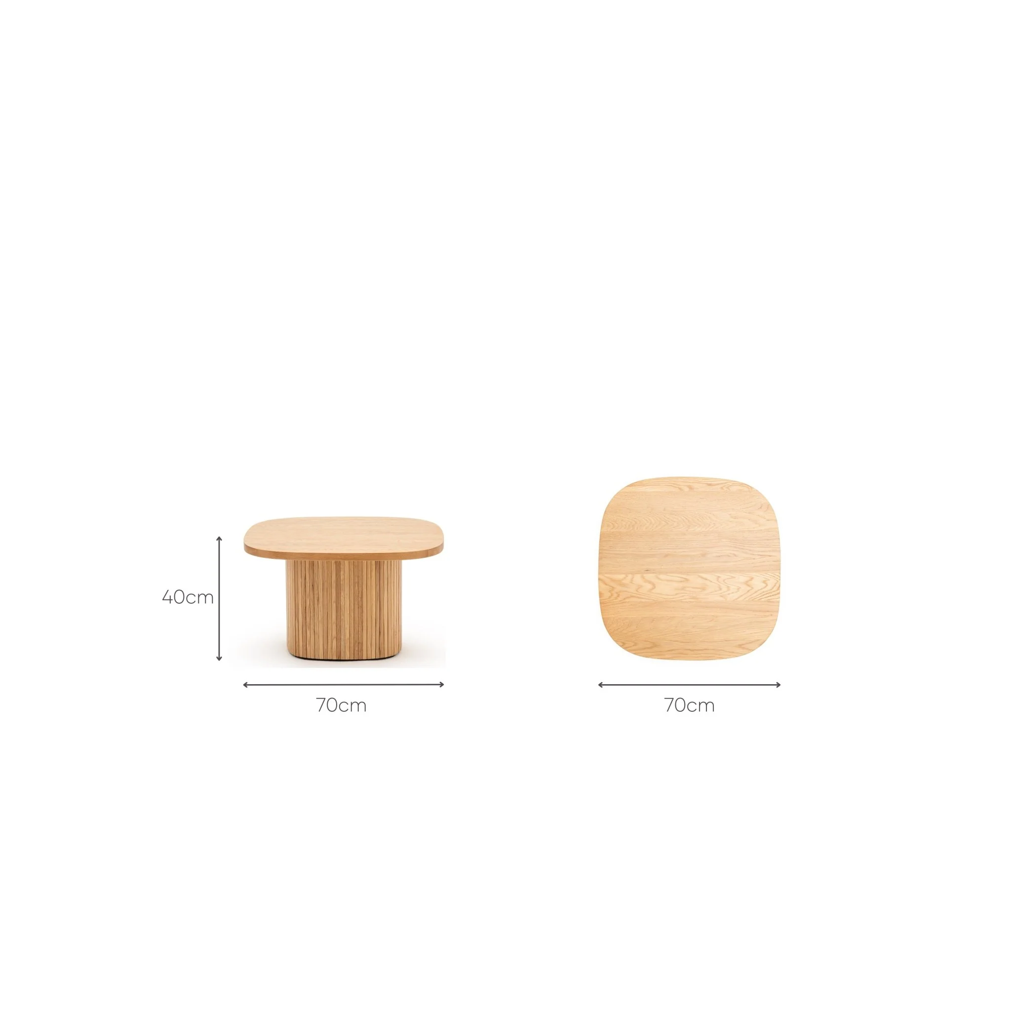 Gion Coffee Table 70 - Light Oak - Image 14