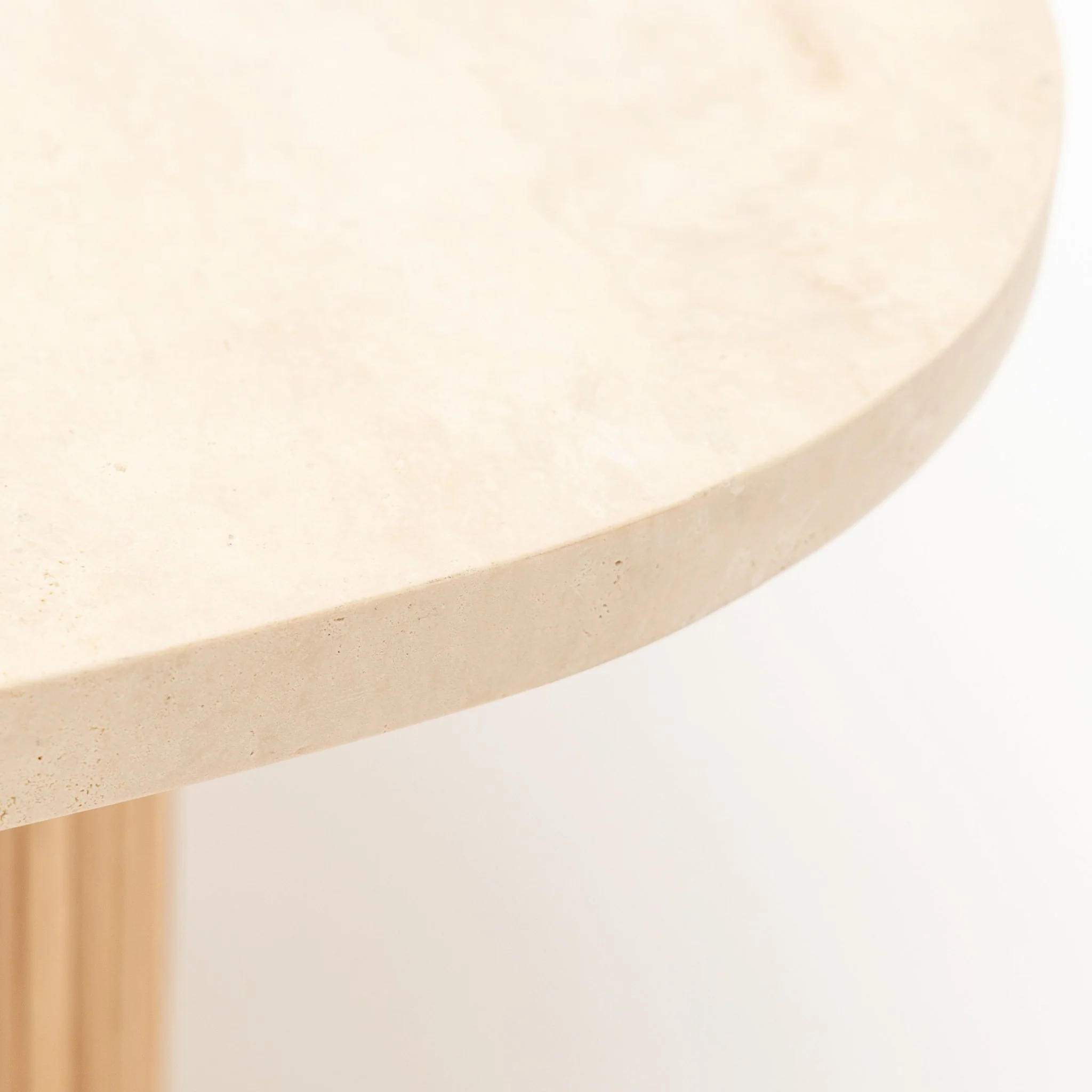 Gion Coffee Table 70 - Light Oak & Travertine - Image 9