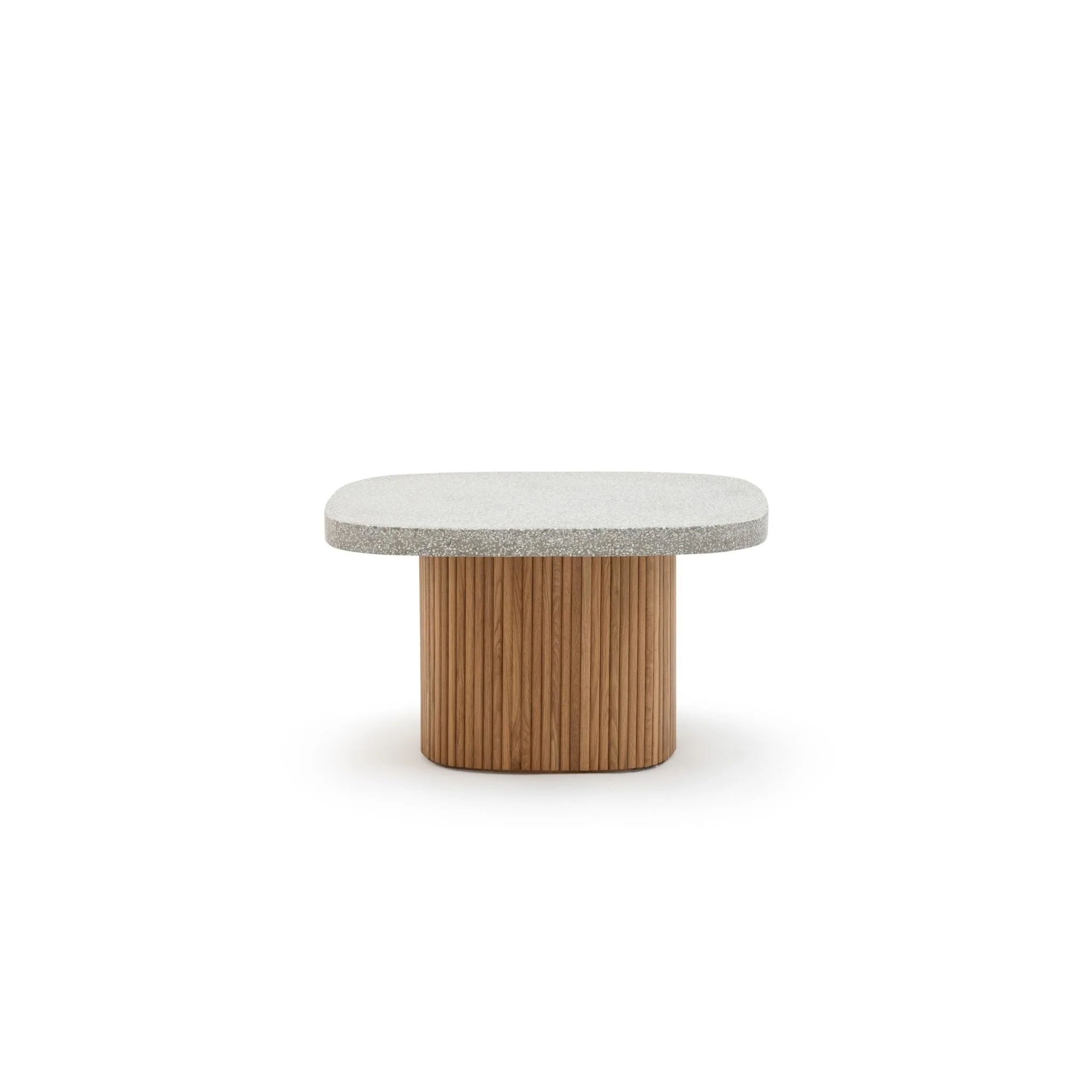 Gion Coffee Table 70 - Light Oak & Warm Grey