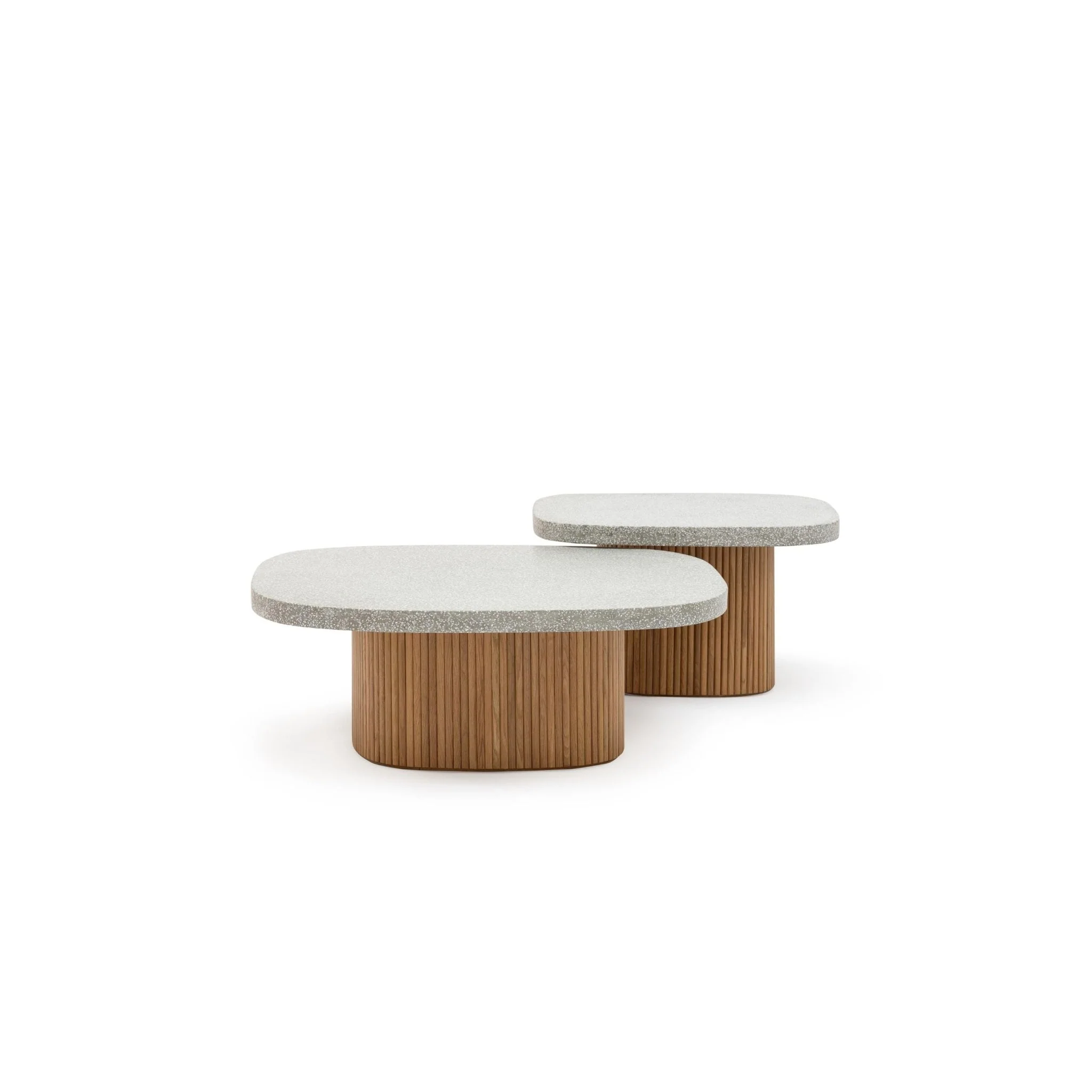 Gion Coffee Table 70 - Light Oak & Warm Grey - Image 5