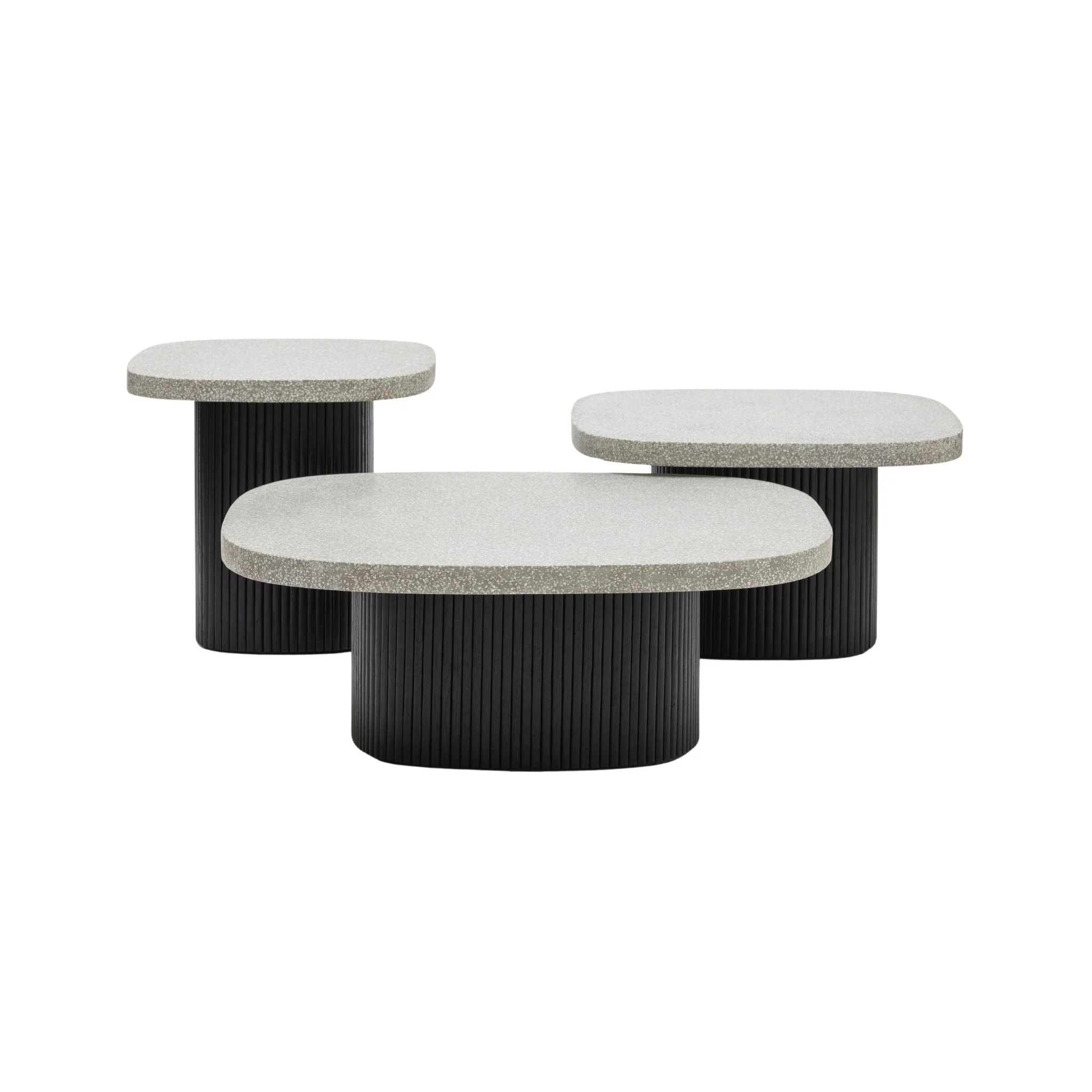 Gion Coffee Table 95 - Black Oak & Warm Grey - Image 3
