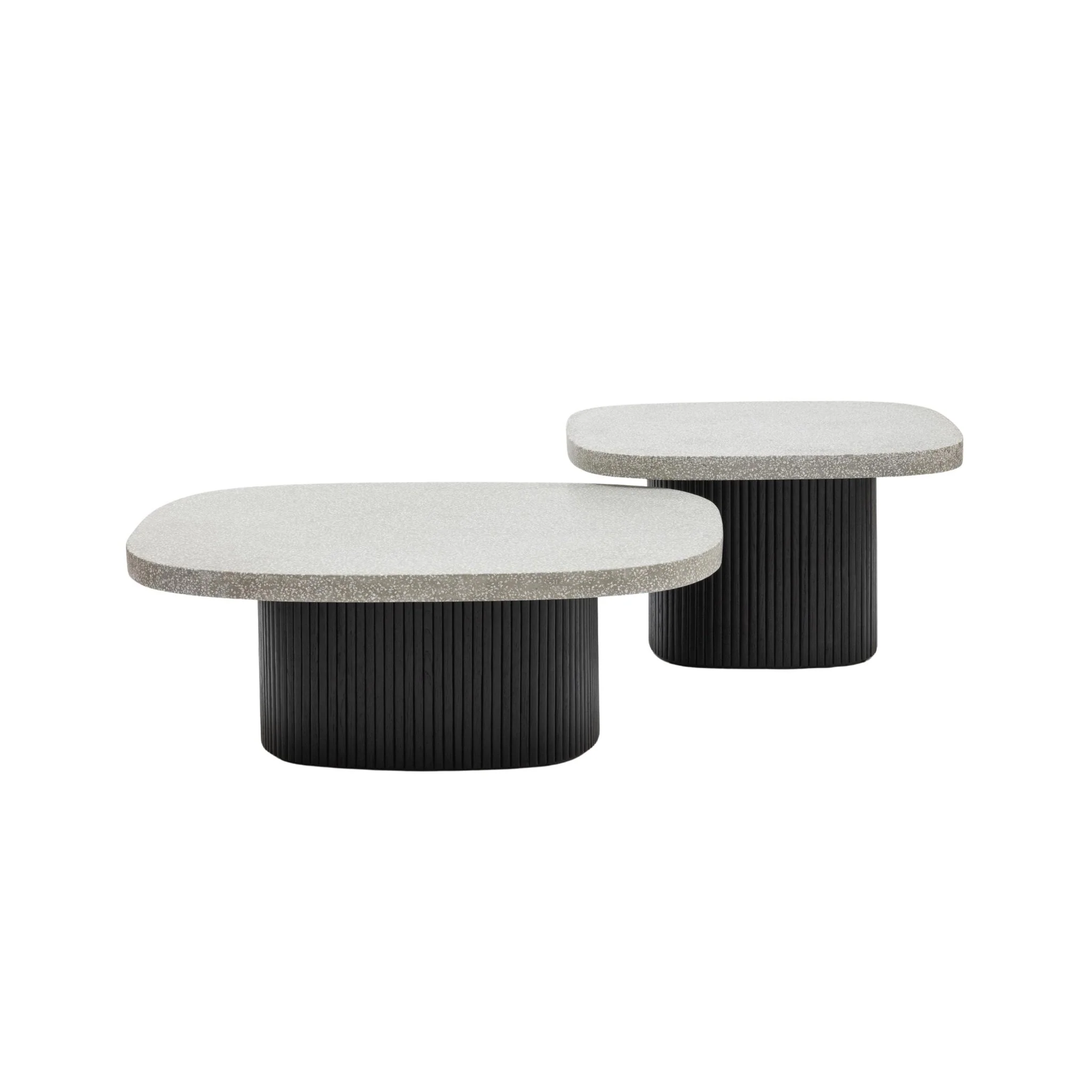 Gion Coffee Table 95 - Black Oak & Warm Grey - Image 4