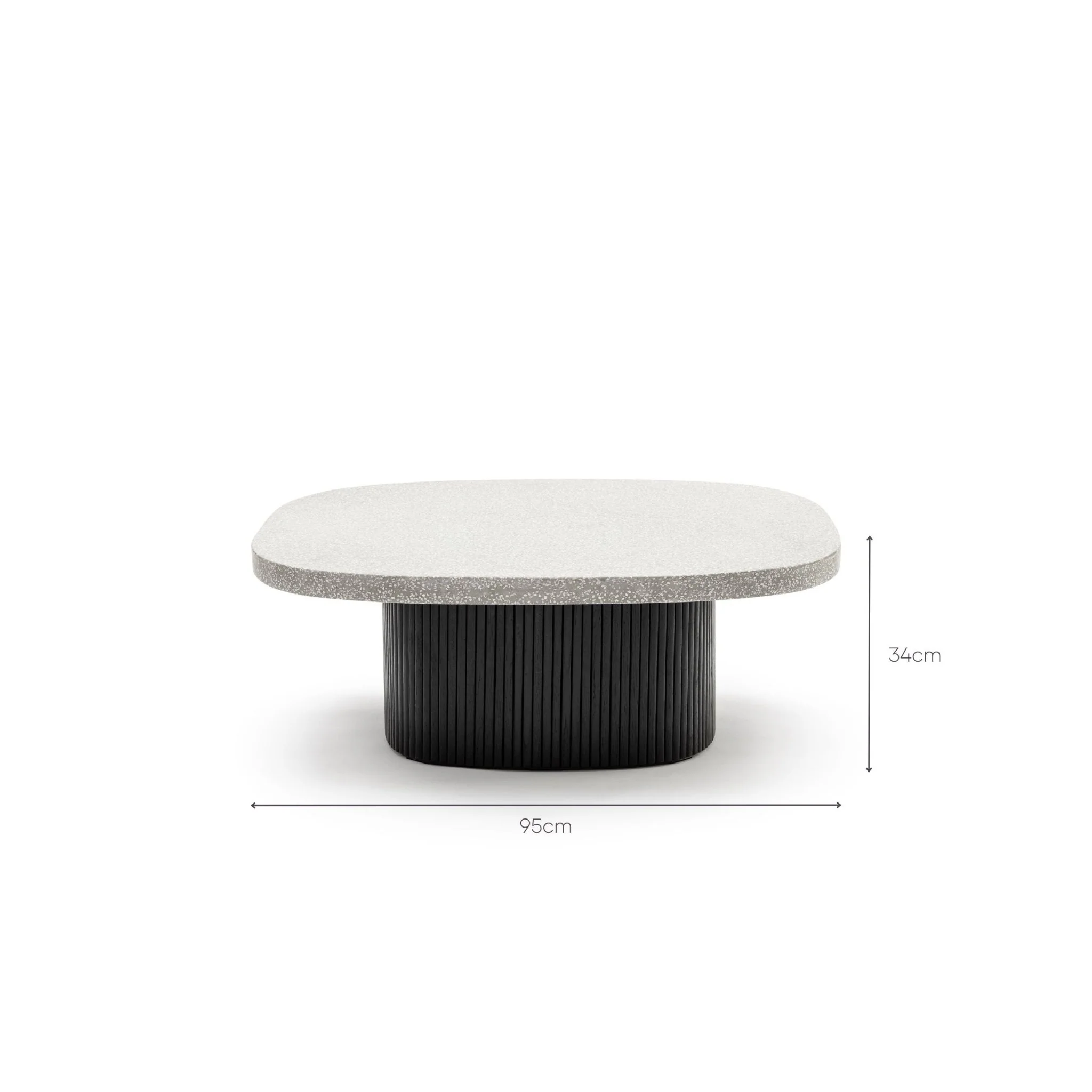 Gion Coffee Table 95 - Black Oak & Warm Grey - Image 7