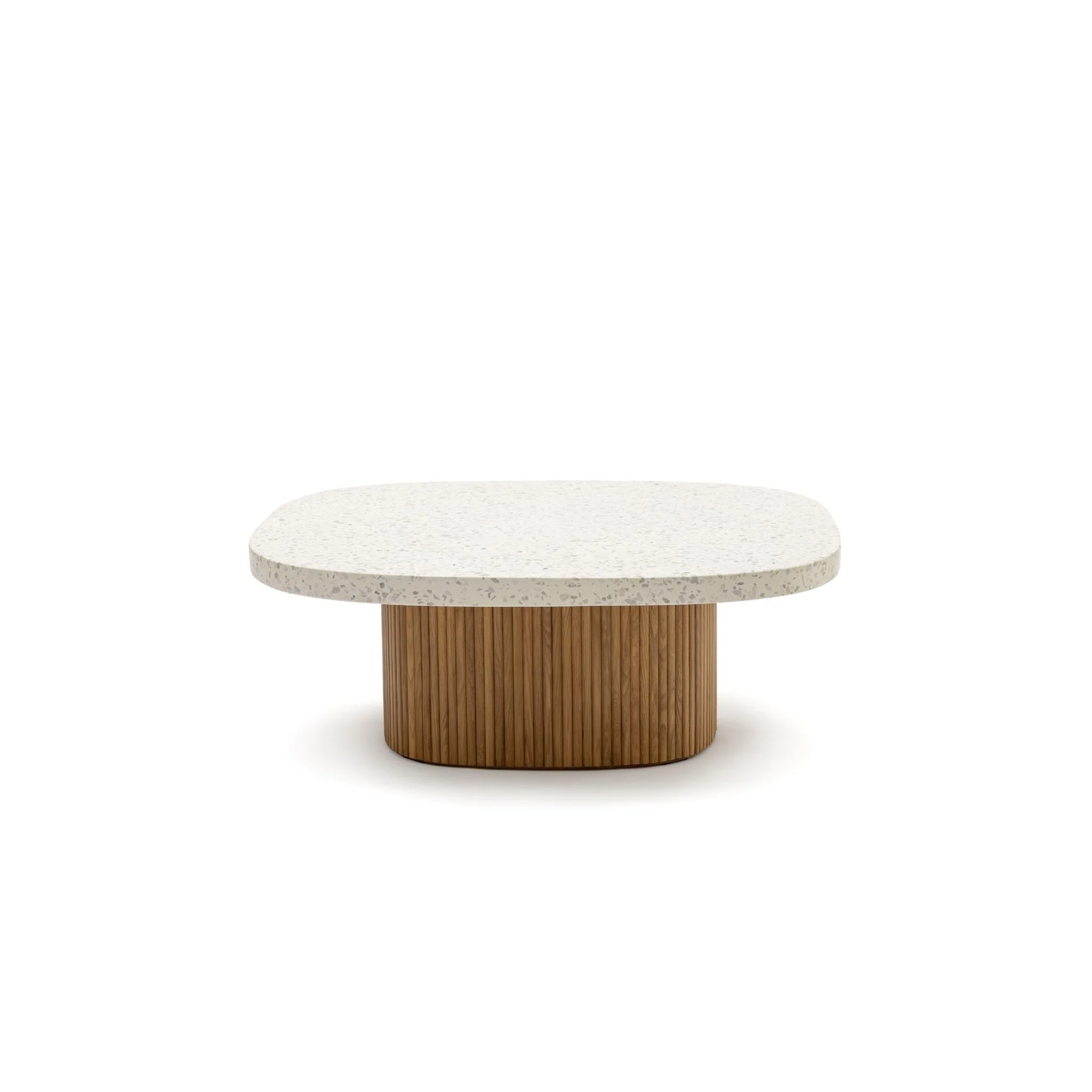 Gion Coffee Table 95 - Light Oak & Nougat