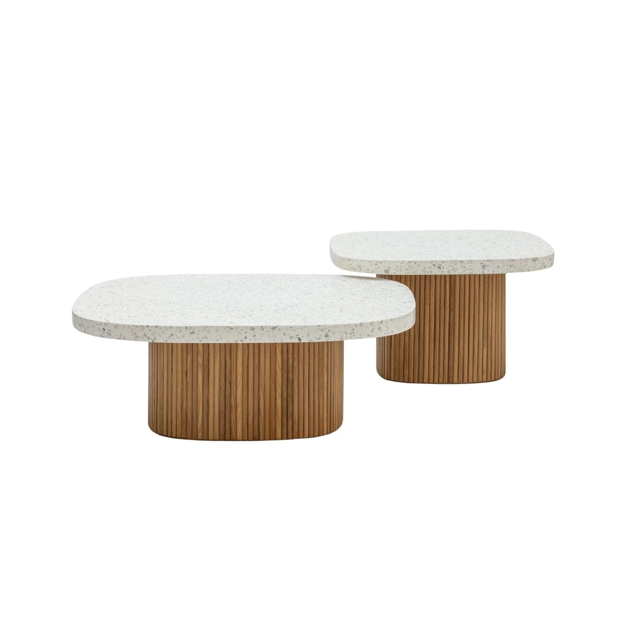 Gion Coffee Table 95 - Light Oak & Nougat - Image 2