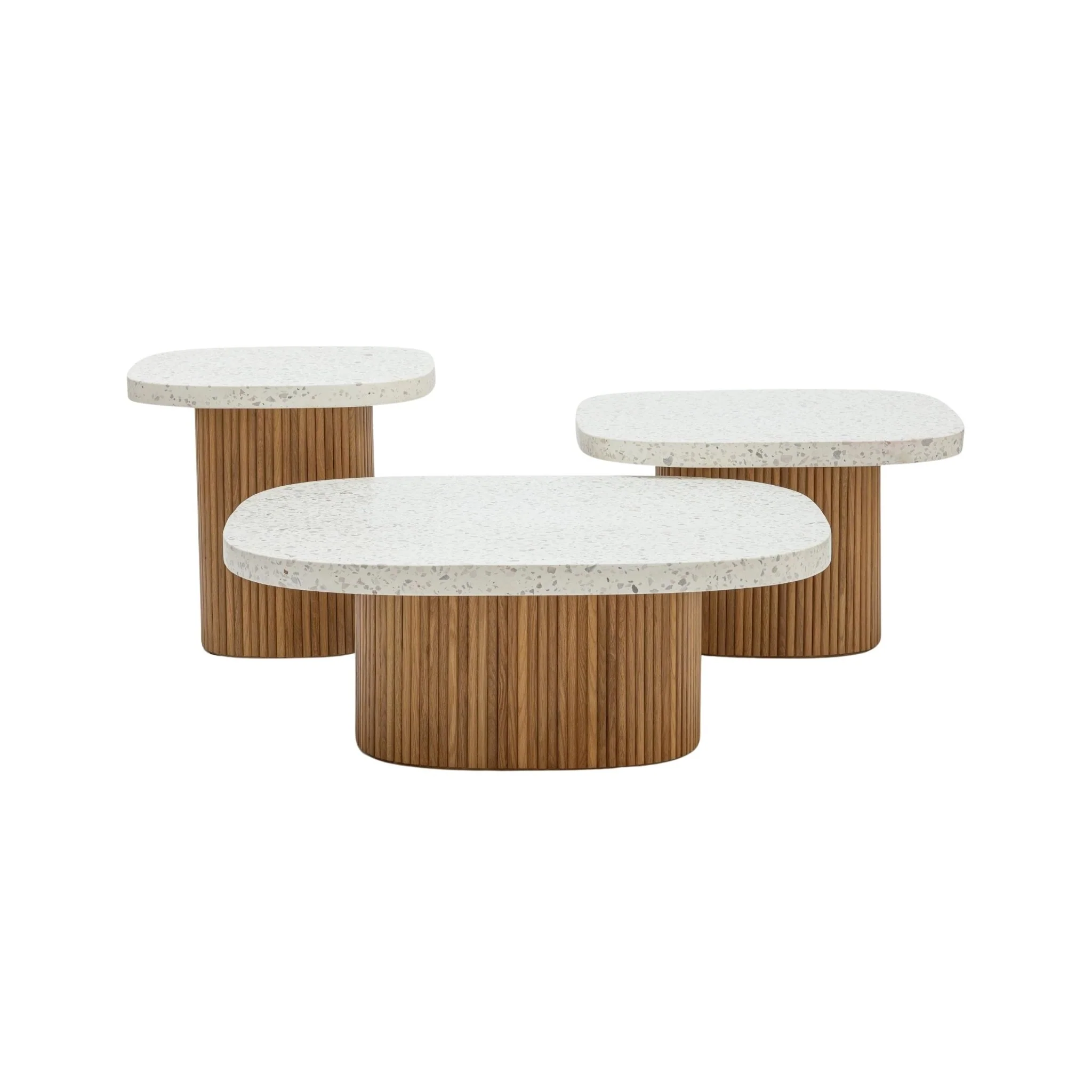 Gion Coffee Table 95 - Light Oak & Nougat - Image 3