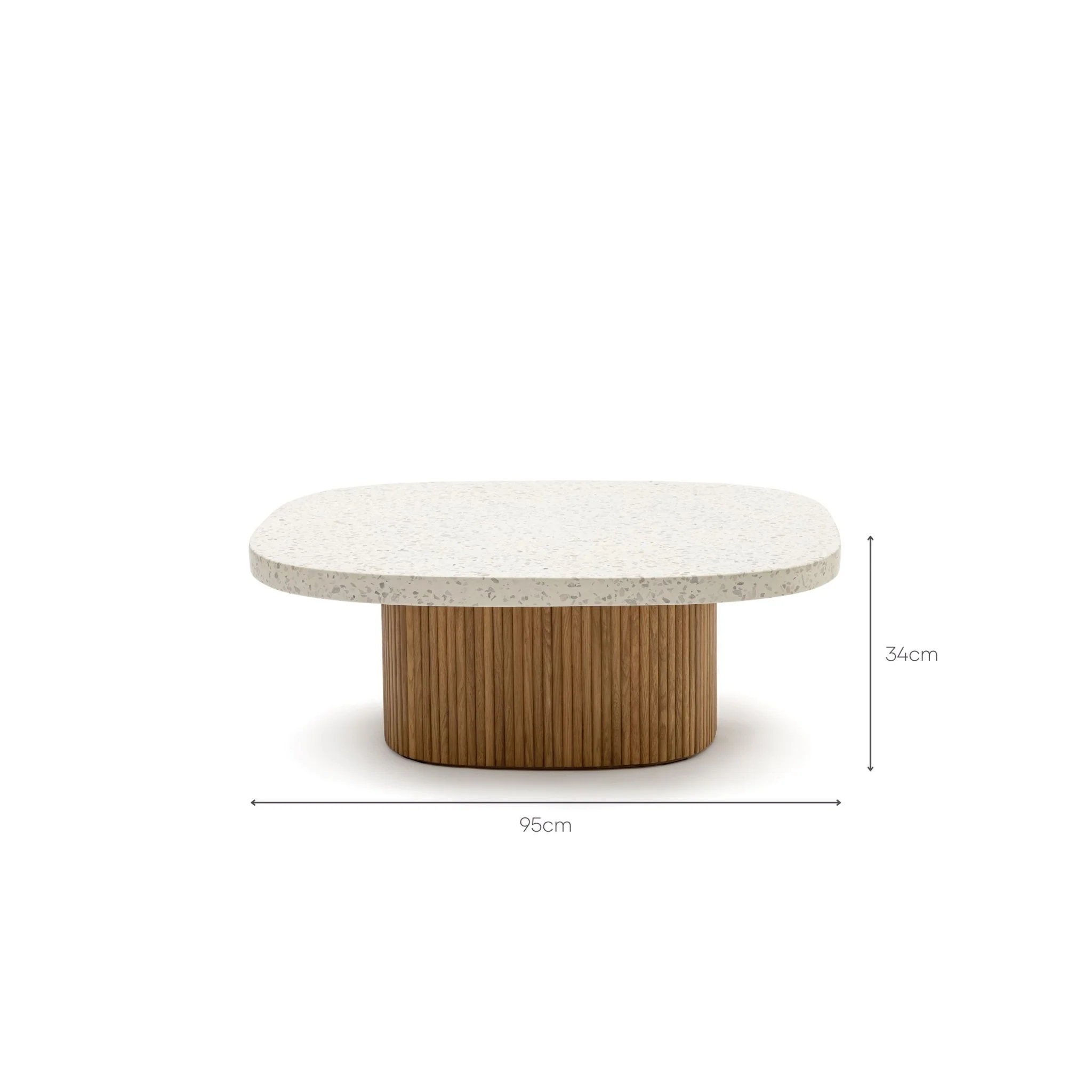 Gion Coffee Table 95 - Light Oak & Nougat - Image 7