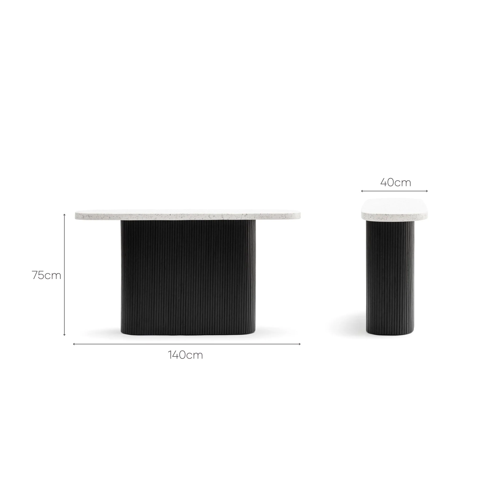Gion Console 140 - Black & Nougat - Image 7