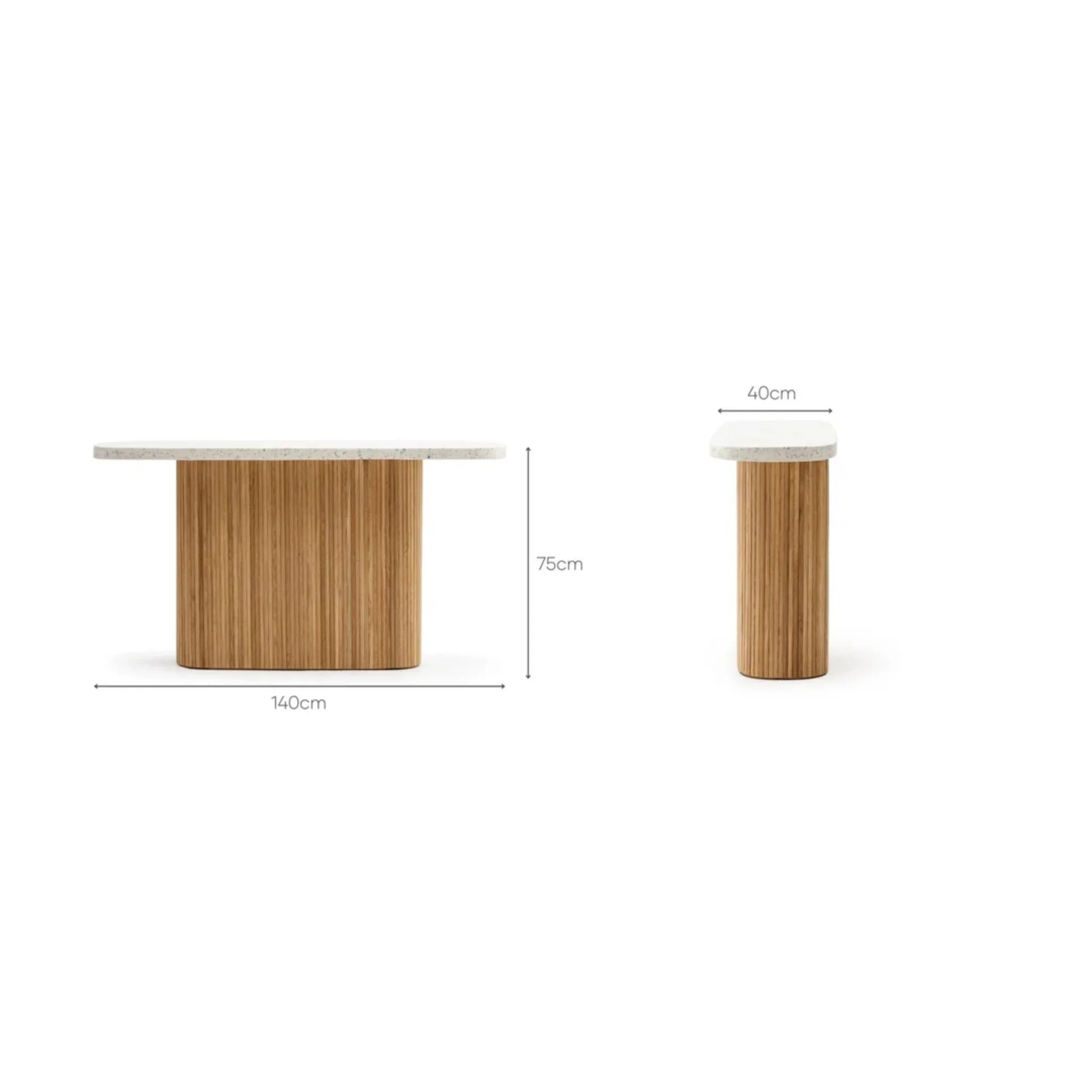 Gion Console 140 - Light Oak & Nougat - Image 12