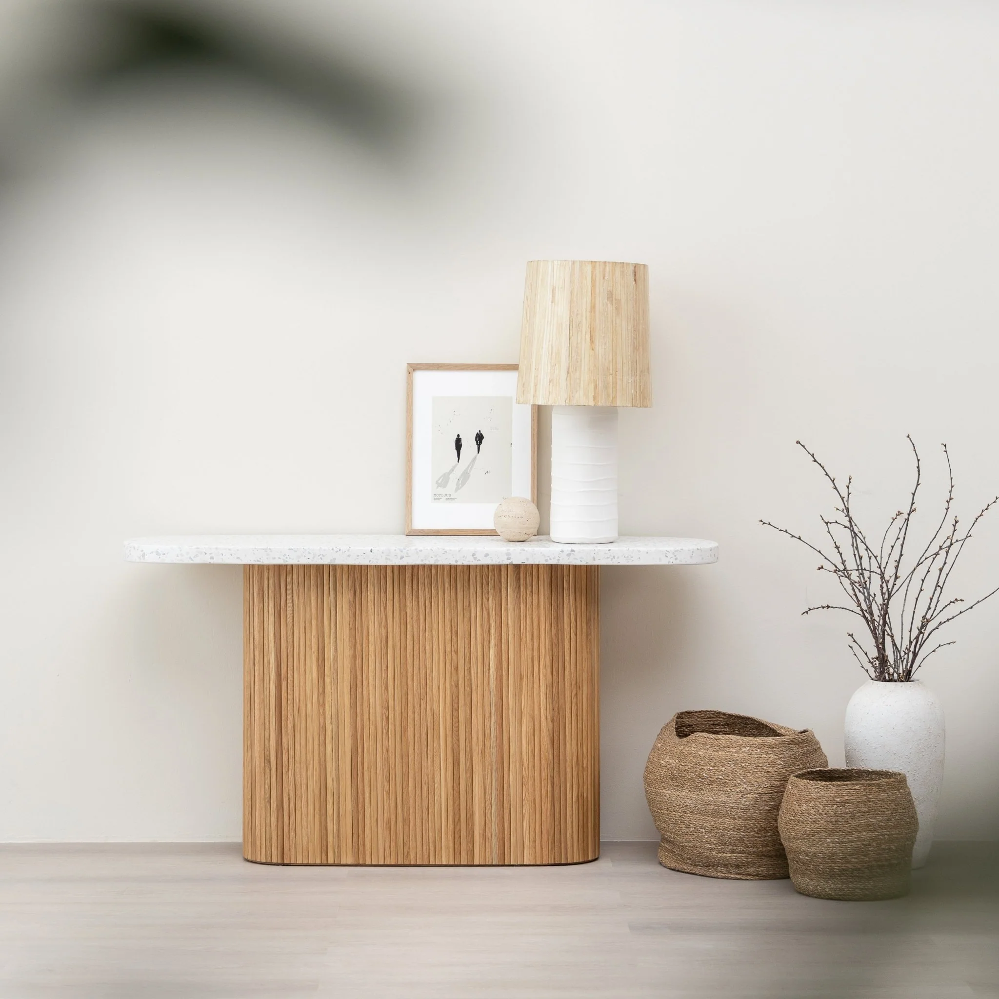 Gion Console 140 - Light Oak & Nougat - Image 9