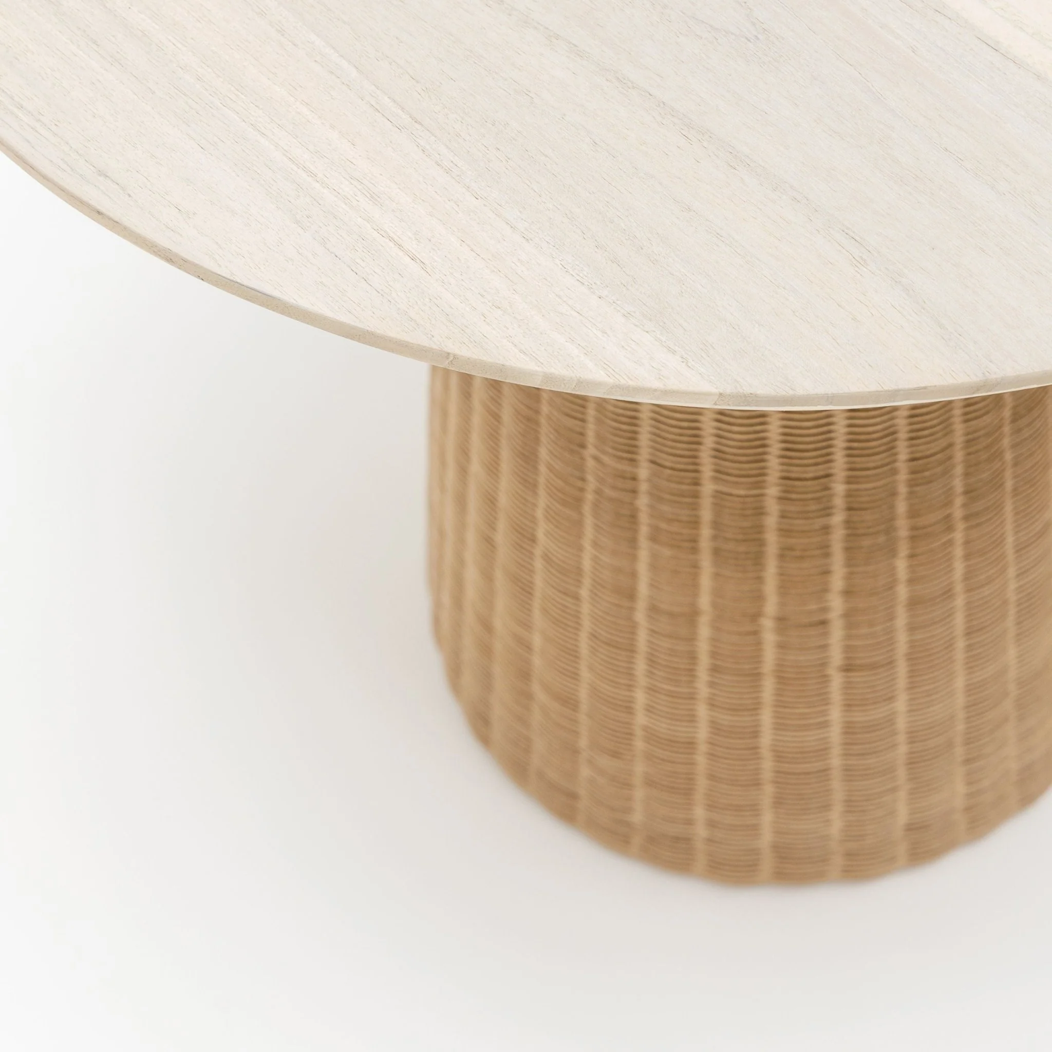 Girona Bistro Table - Aged Teak & Natural - Image 8