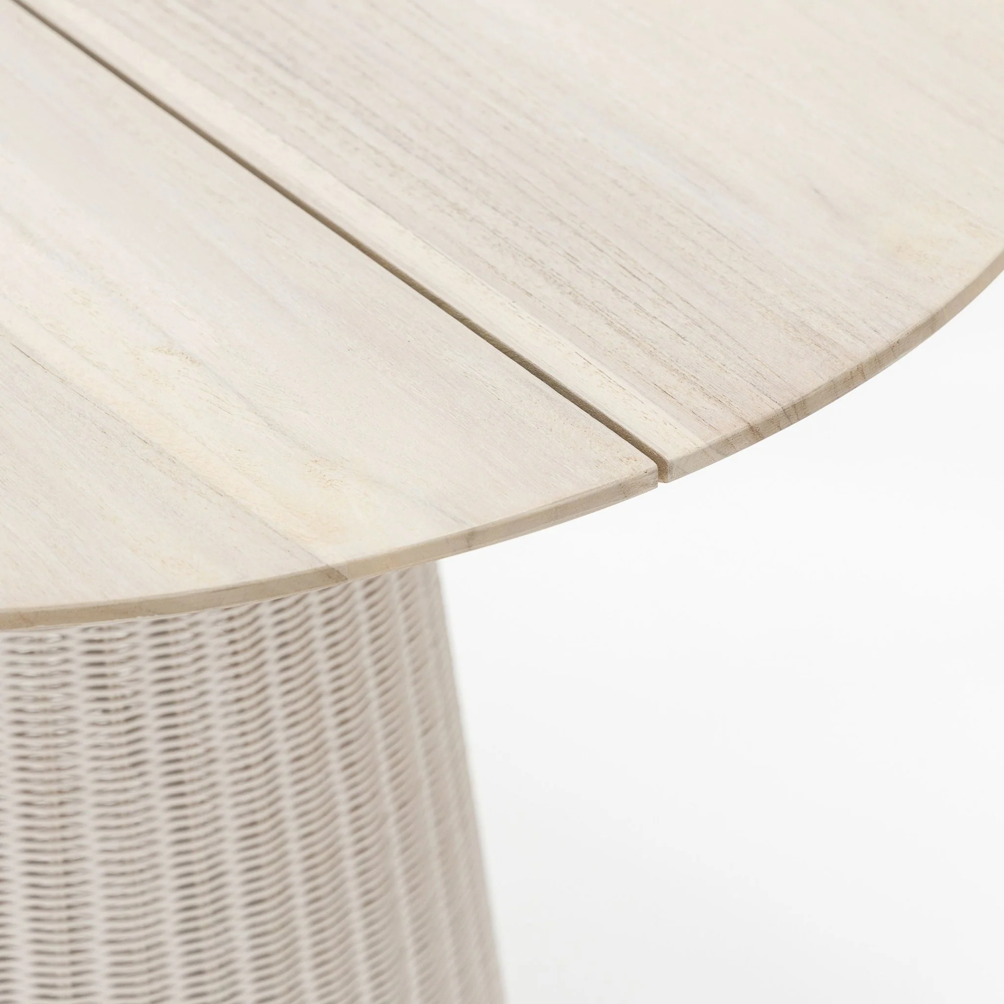 Girona Bistro Table - Aged Teak & Chalk - Image 7