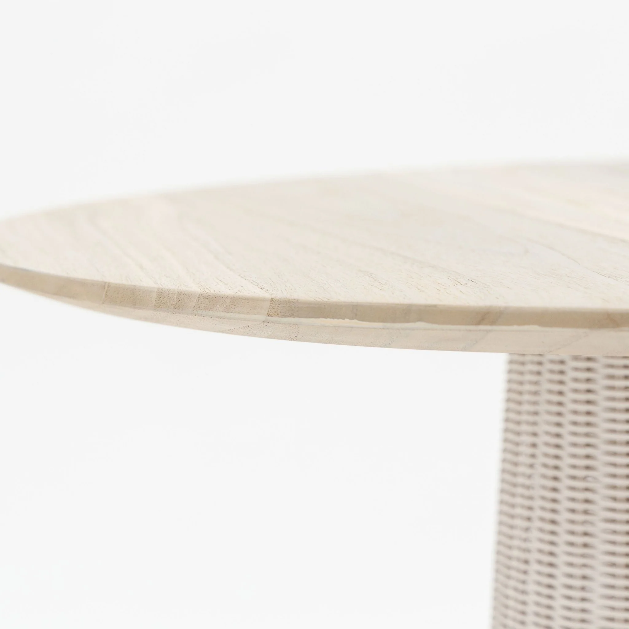 Girona Bistro Table - Aged Teak & Chalk - Image 9