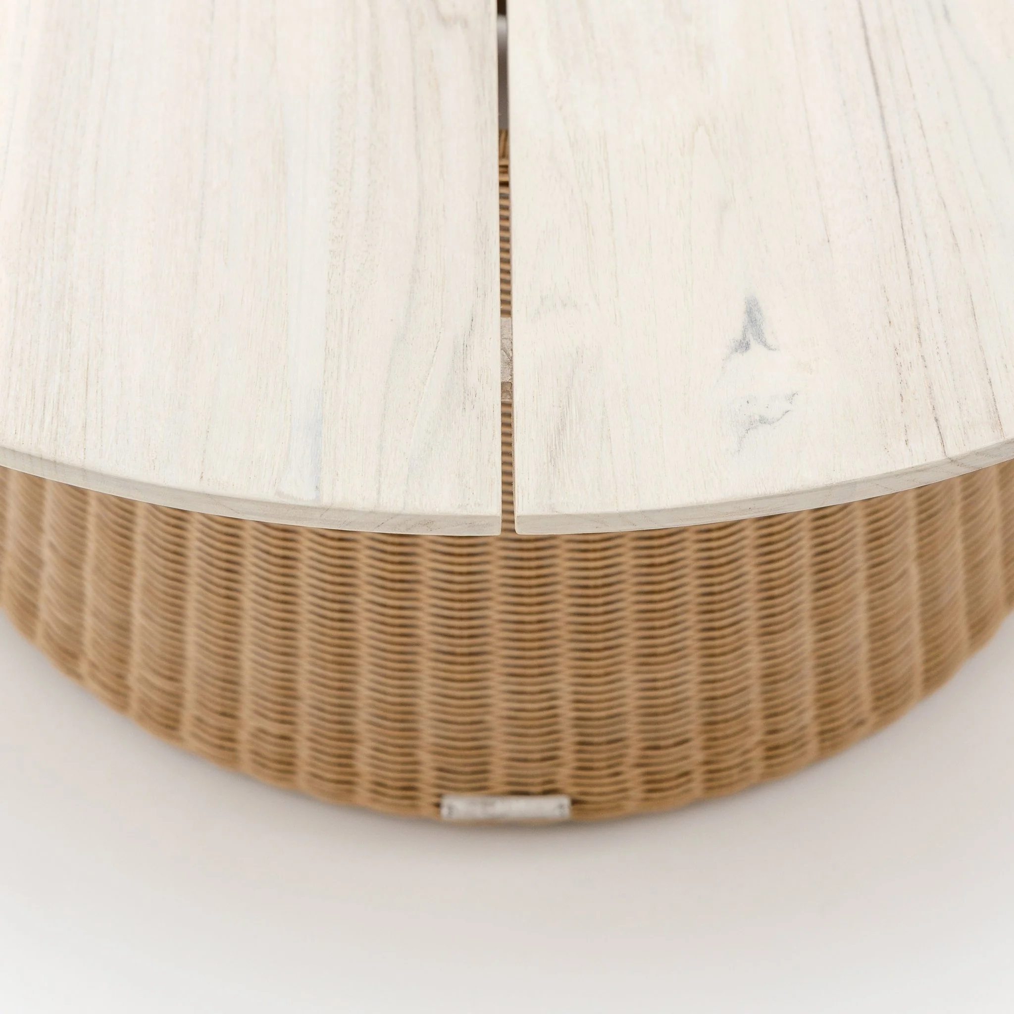 Girona Coffee Table - Aged Teak & Natural - Image 4