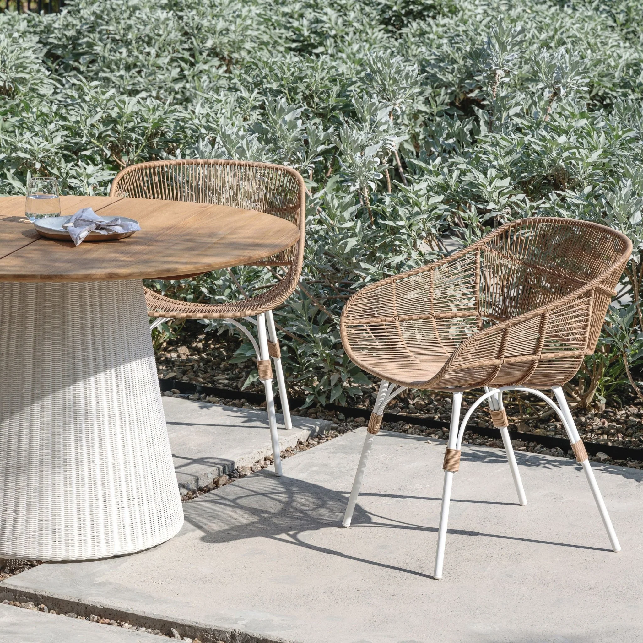 Girona Dining Table - Honey & Stonewhite - Image 18