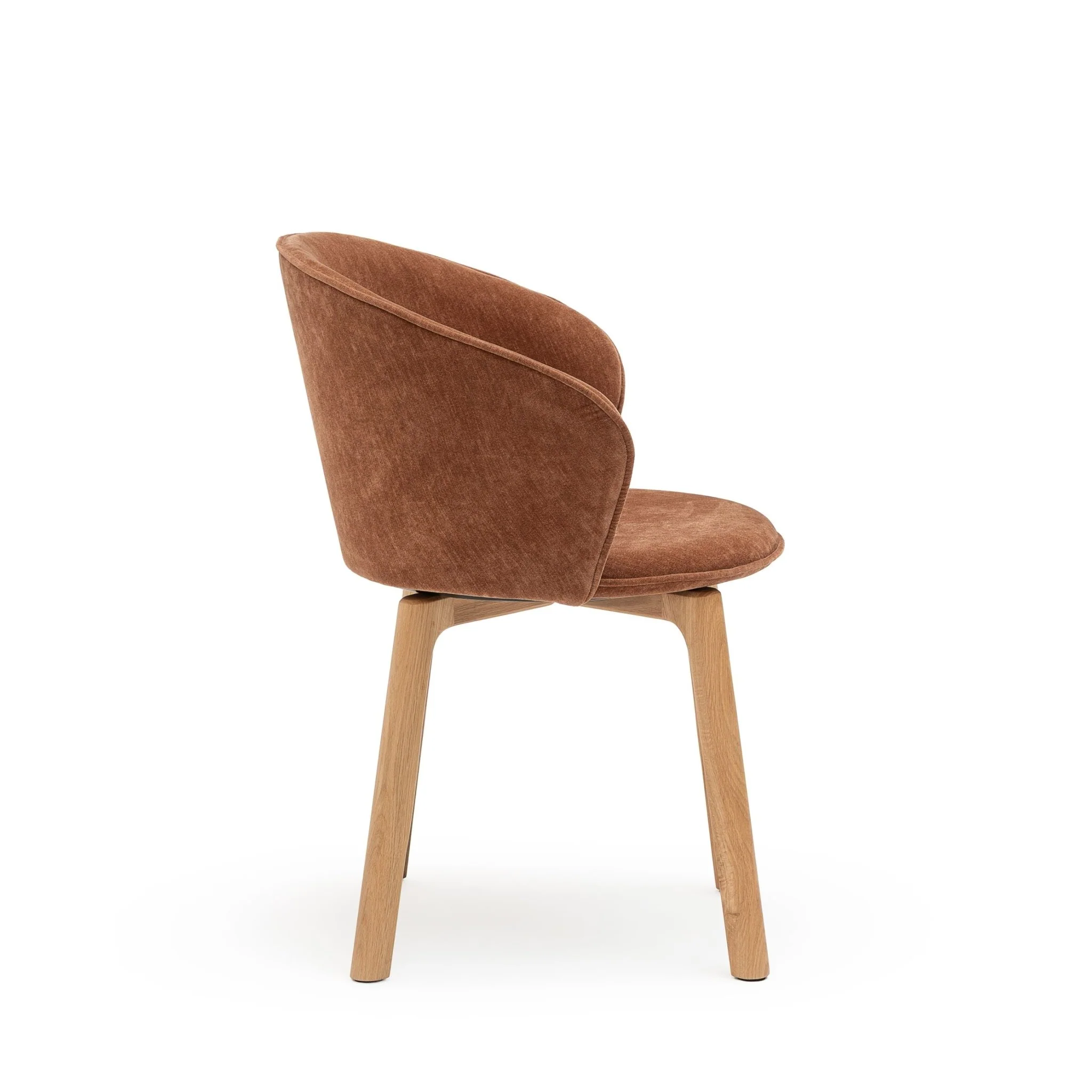 Glide Chair - Light Oak & Canna Caramel - Image 3