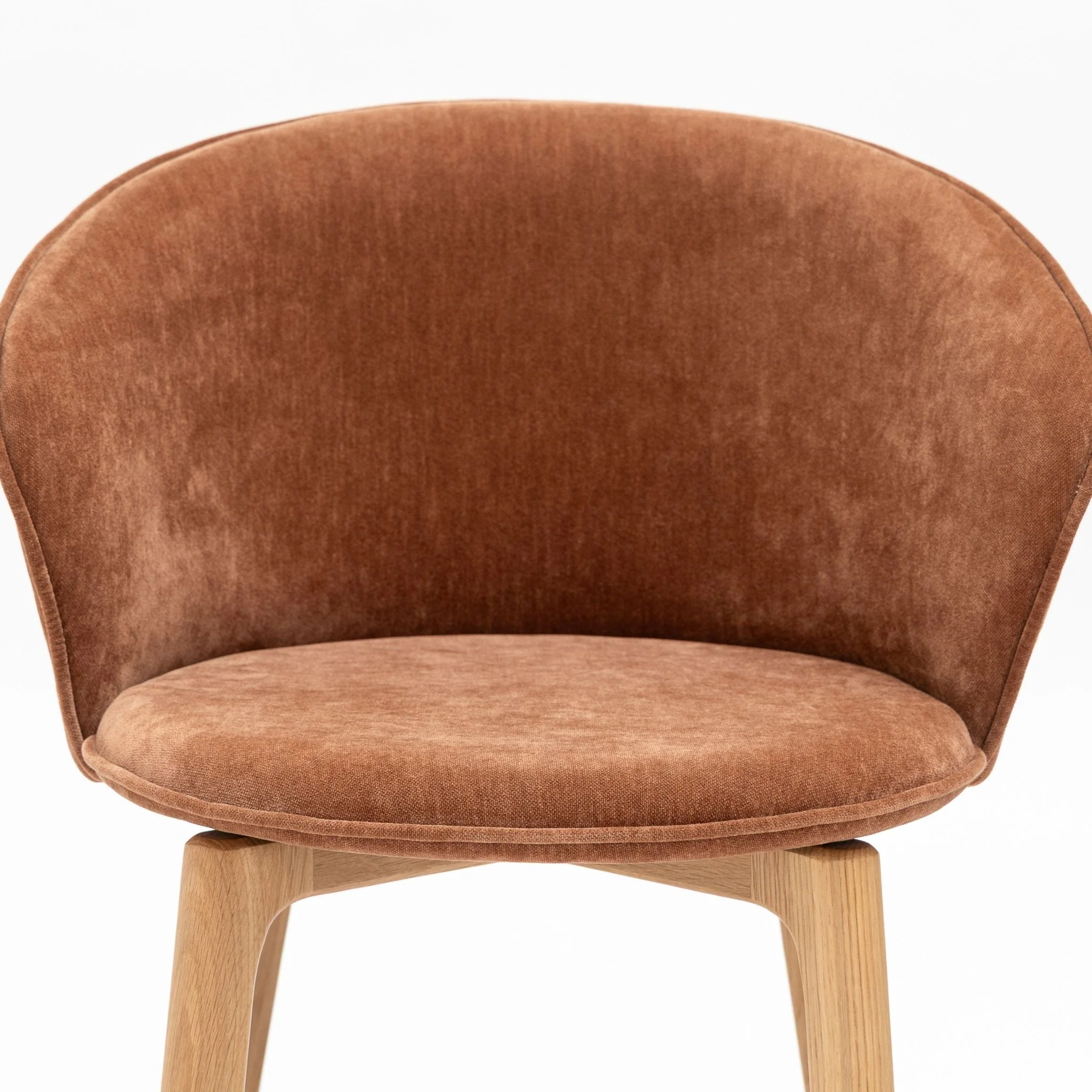 Glide Chair - Light Oak & Canna Caramel - Image 5