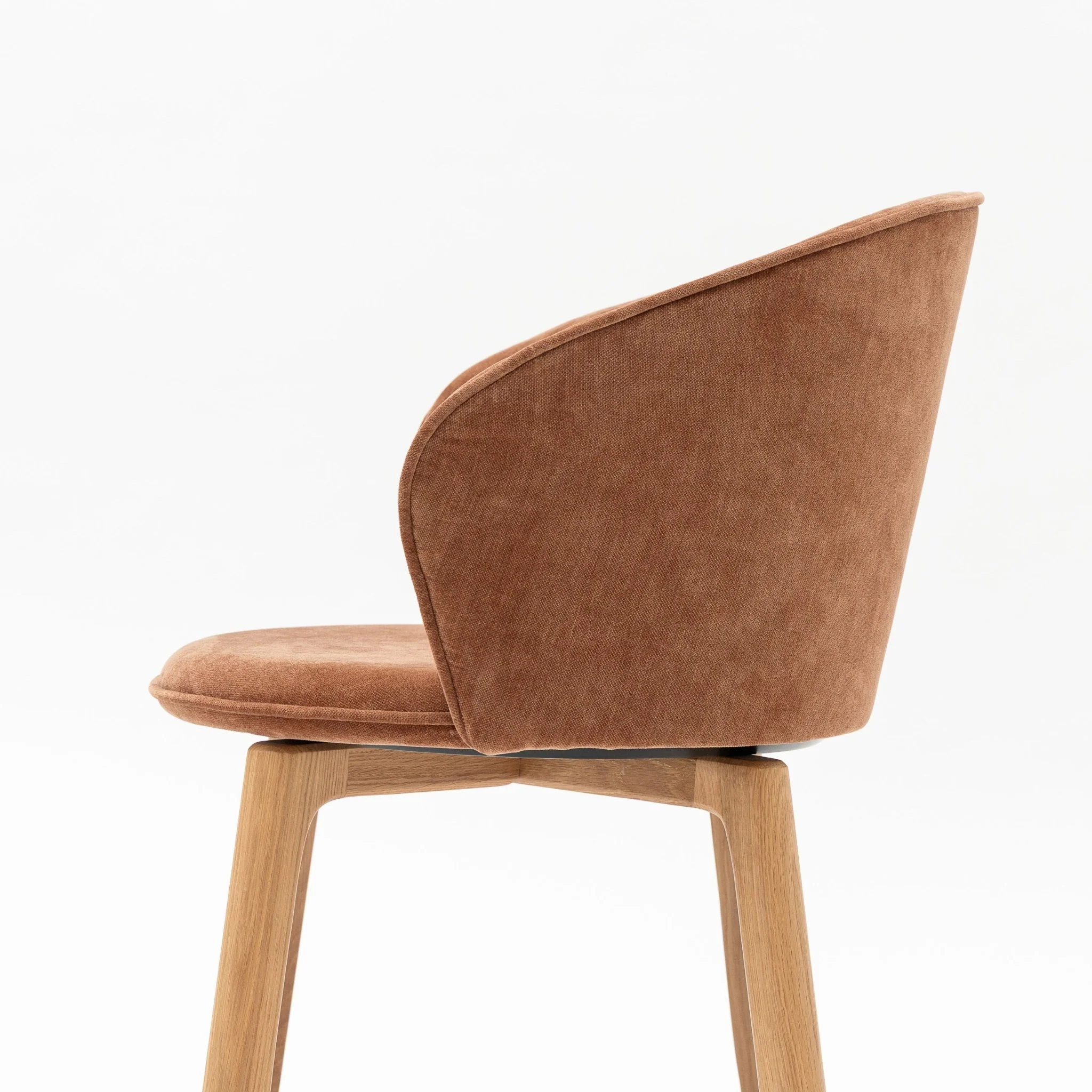 Glide Chair - Light Oak & Canna Caramel - Image 7