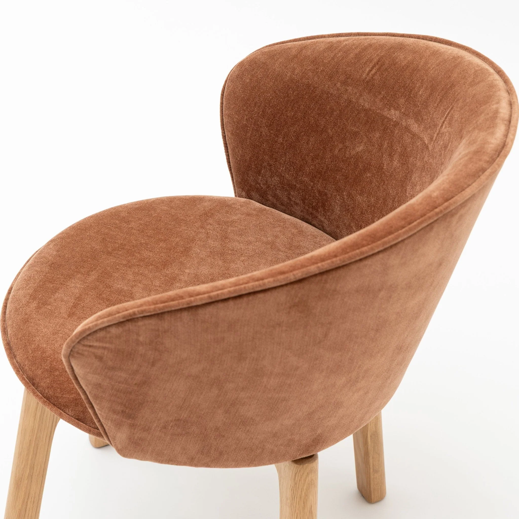 Glide Chair - Light Oak & Canna Caramel - Image 8