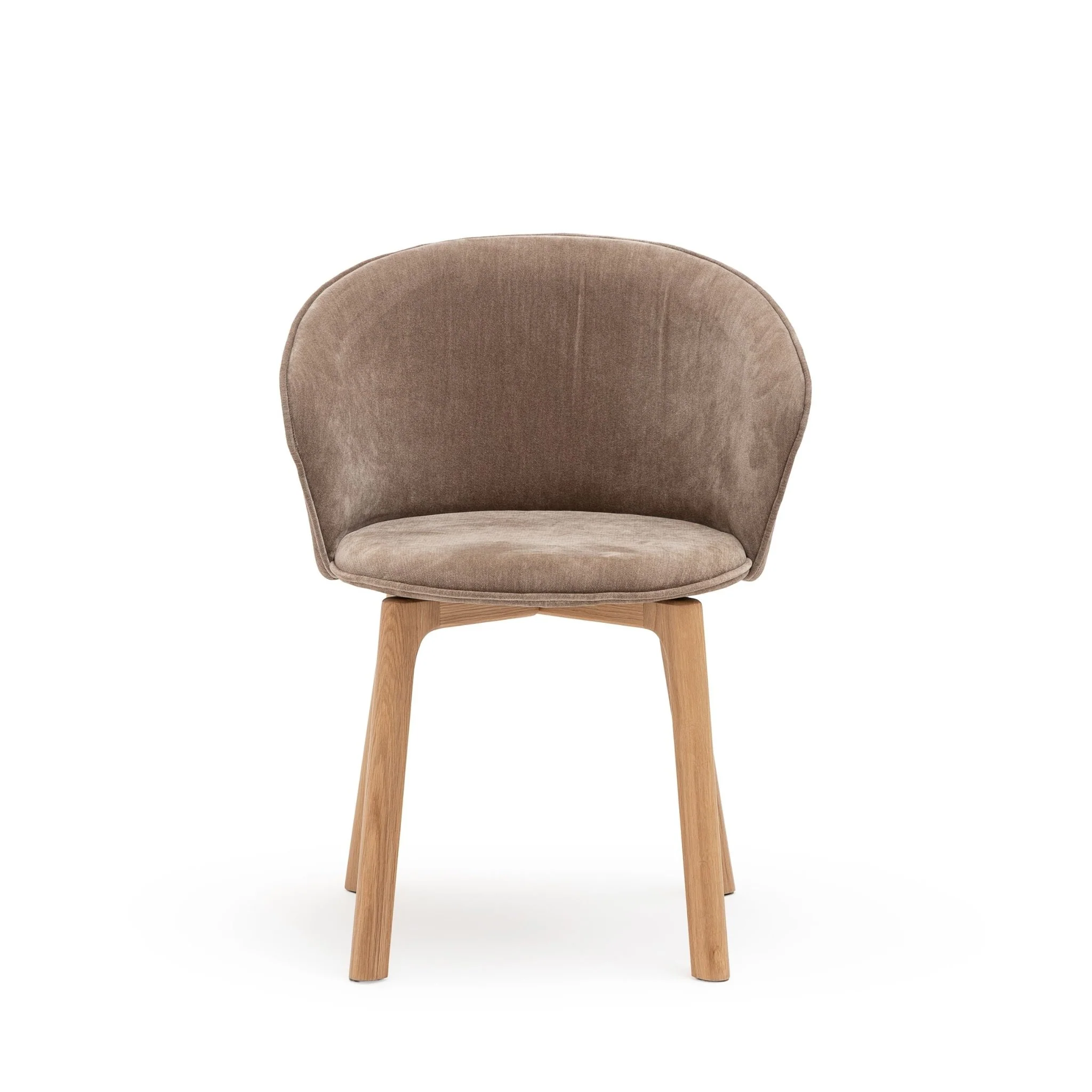 Glide Chair - Light Oak & Canna Chocolate - Image 2